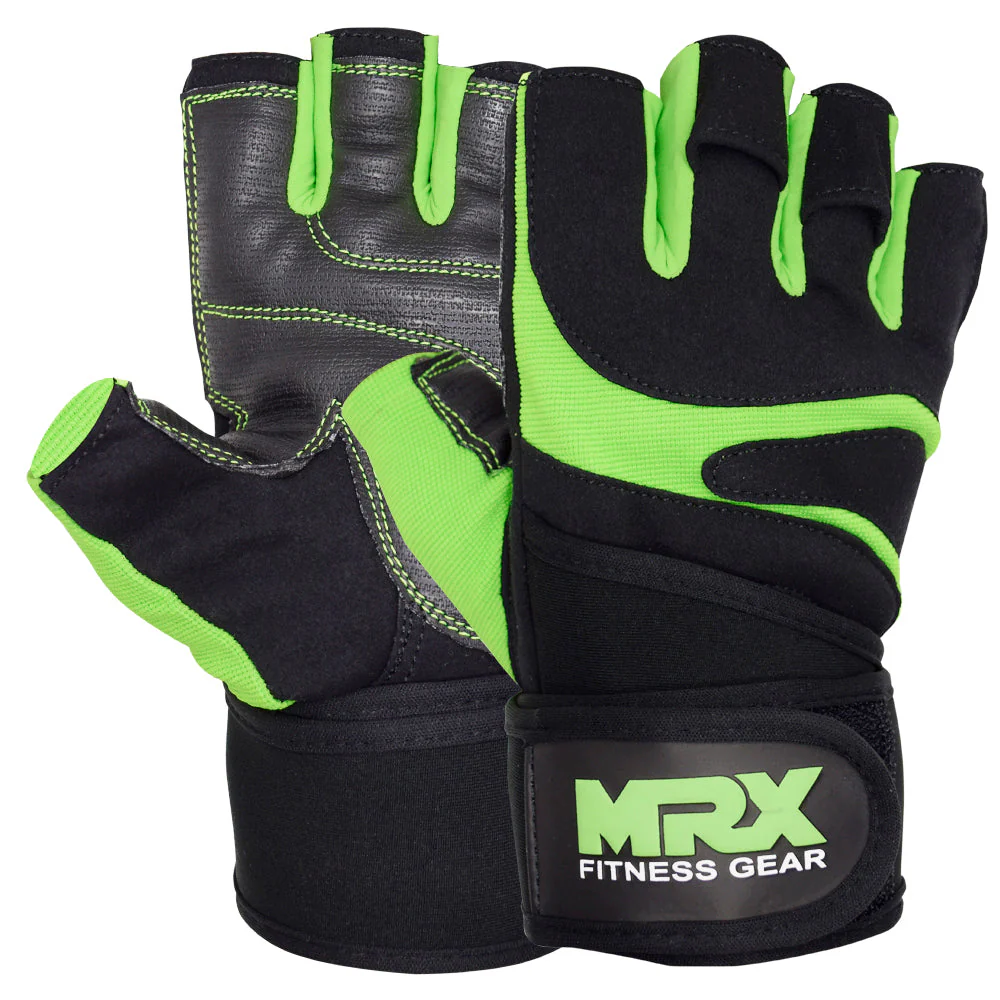MRX Weight Lifting Gloves Gym Workout Training Bodybuilding Wrist Strap - Image 16