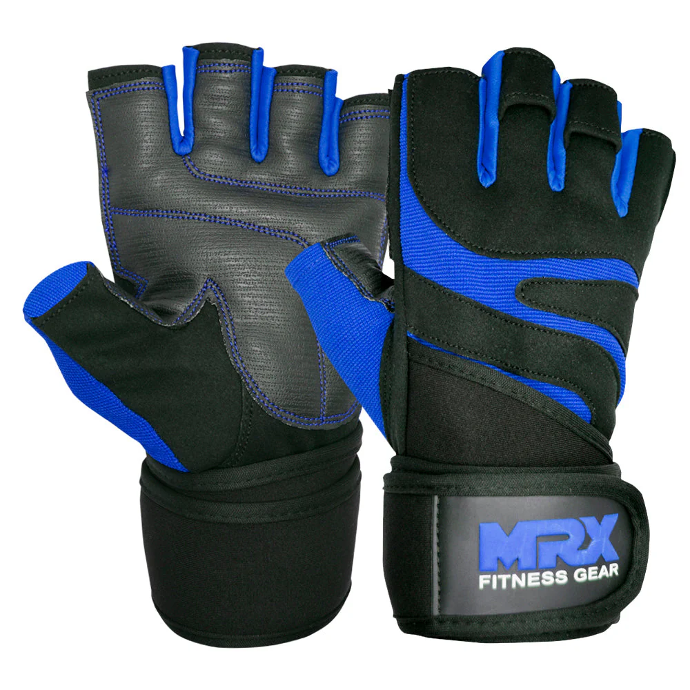 MRX Weight Lifting Gloves Gym Workout Training Bodybuilding Wrist Strap - Image 8