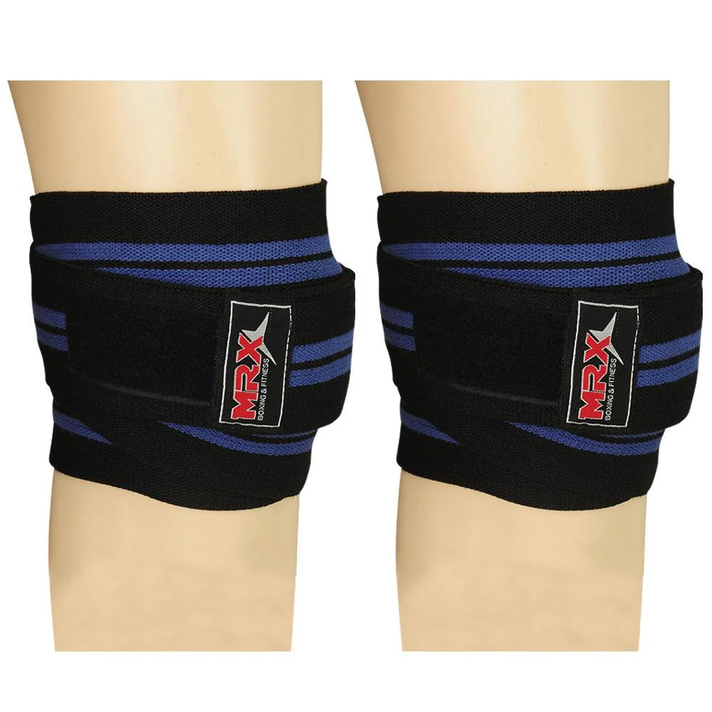 MRX Weight Lifting Knee Wraps Bodybuilding Gym Workout Lifting Wrap - Image 5