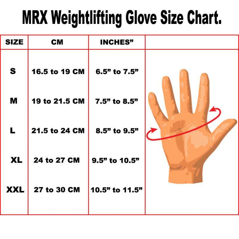 Mrx Weight Lifting Leather Gloves With Long Wrist Strap - Image 2