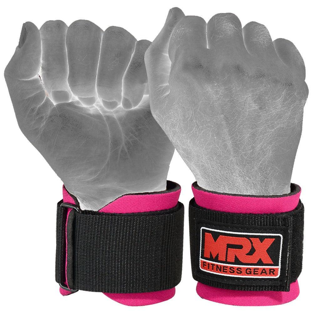 MRX Weight Lifting Wrist Straps Lifting Wrap Gym Bodybuilding Workout - Image 6