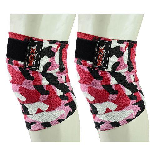 MRX Weightlifting Knee Wraps Gym Workout Lifting Wrap Camo Style Unisex - Image 8