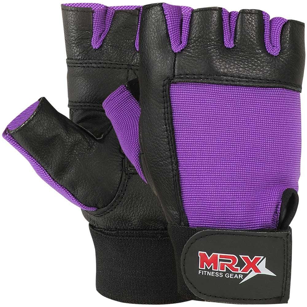 MRX Women's Weightlifting Gloves Gym Workout Training Glove 2602-pur - Image 5