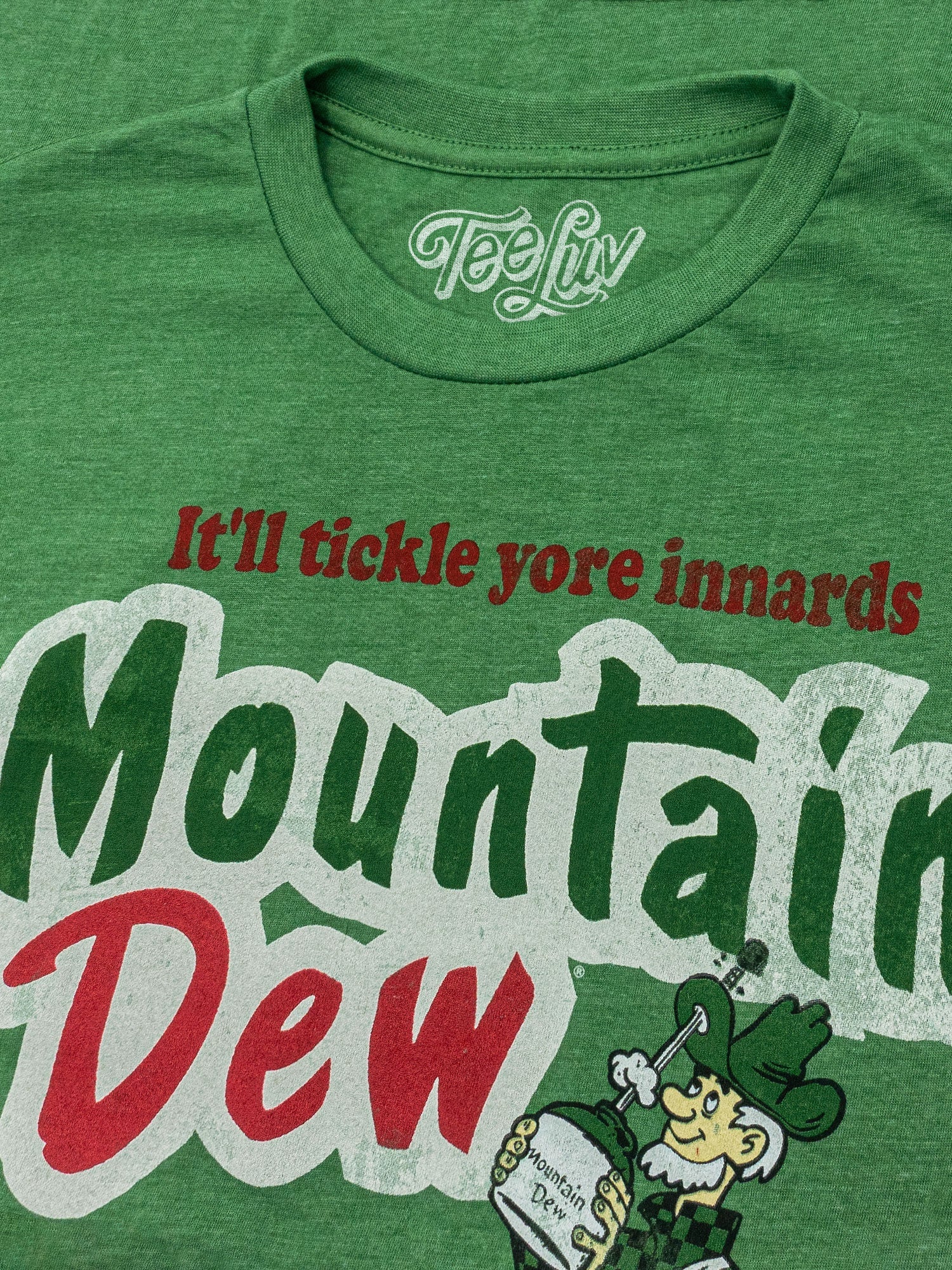 Mt. Dew It'll Tickle Your Innards T-Shirt - Green - Image 2
