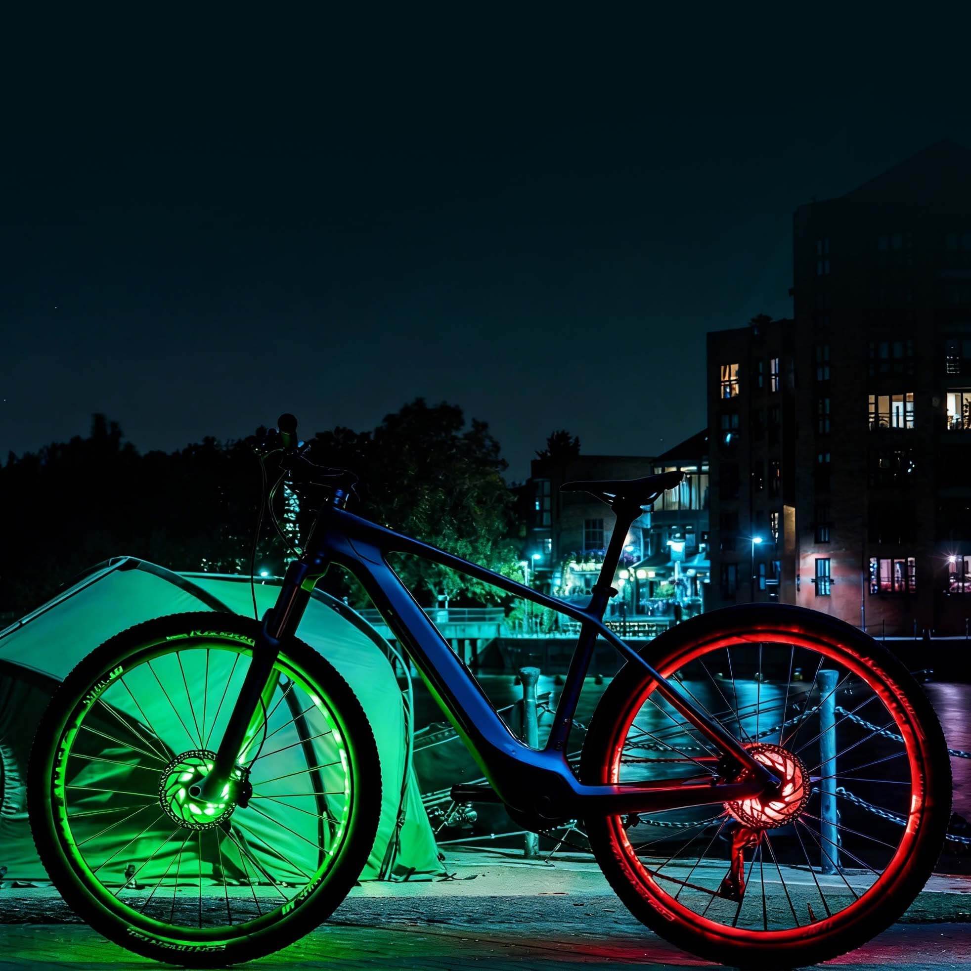 Multi Colored Bike Hub Light - Image 3