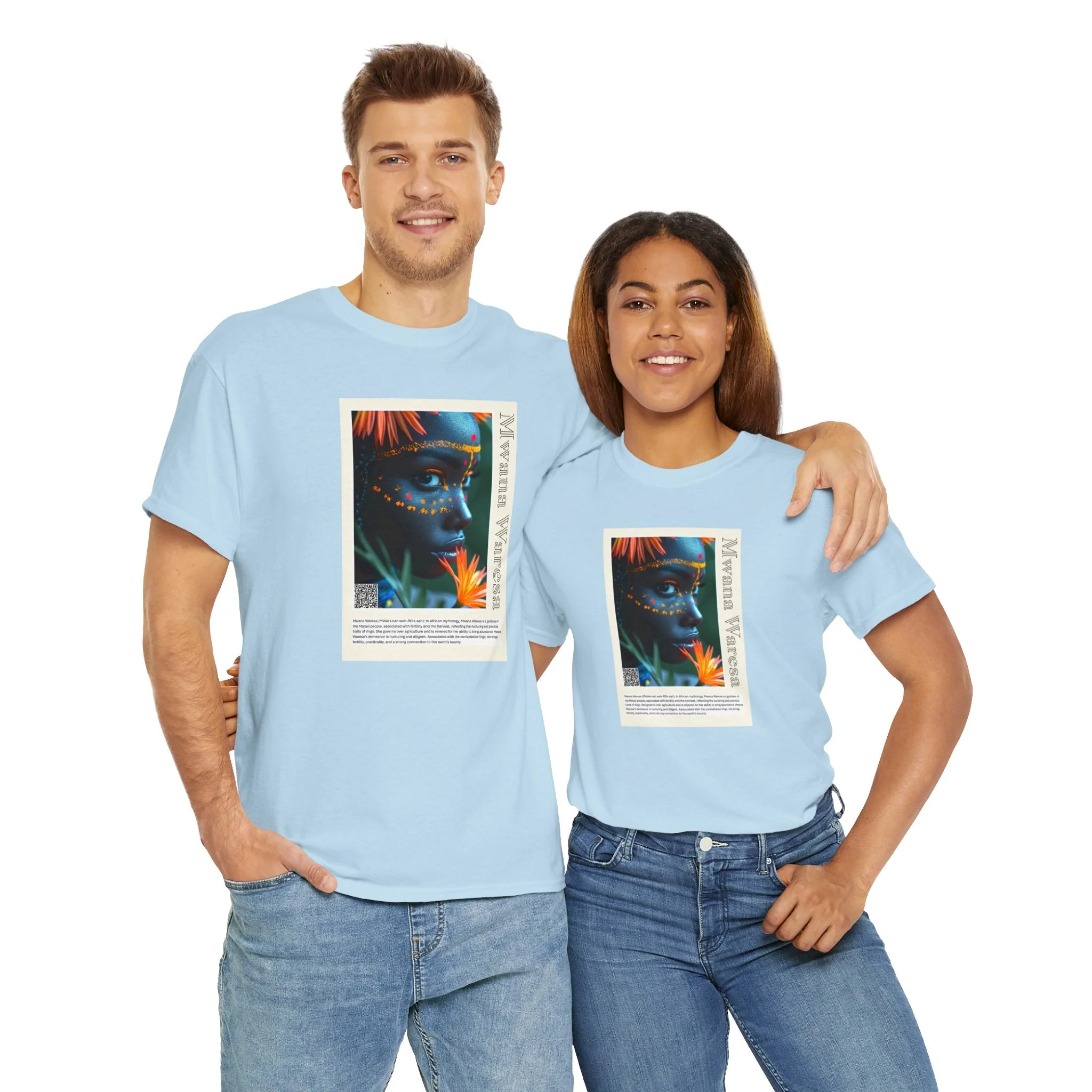 Mwana Waresa Aziza & Fae Unisex Heavy Cotton Tee - Image 24