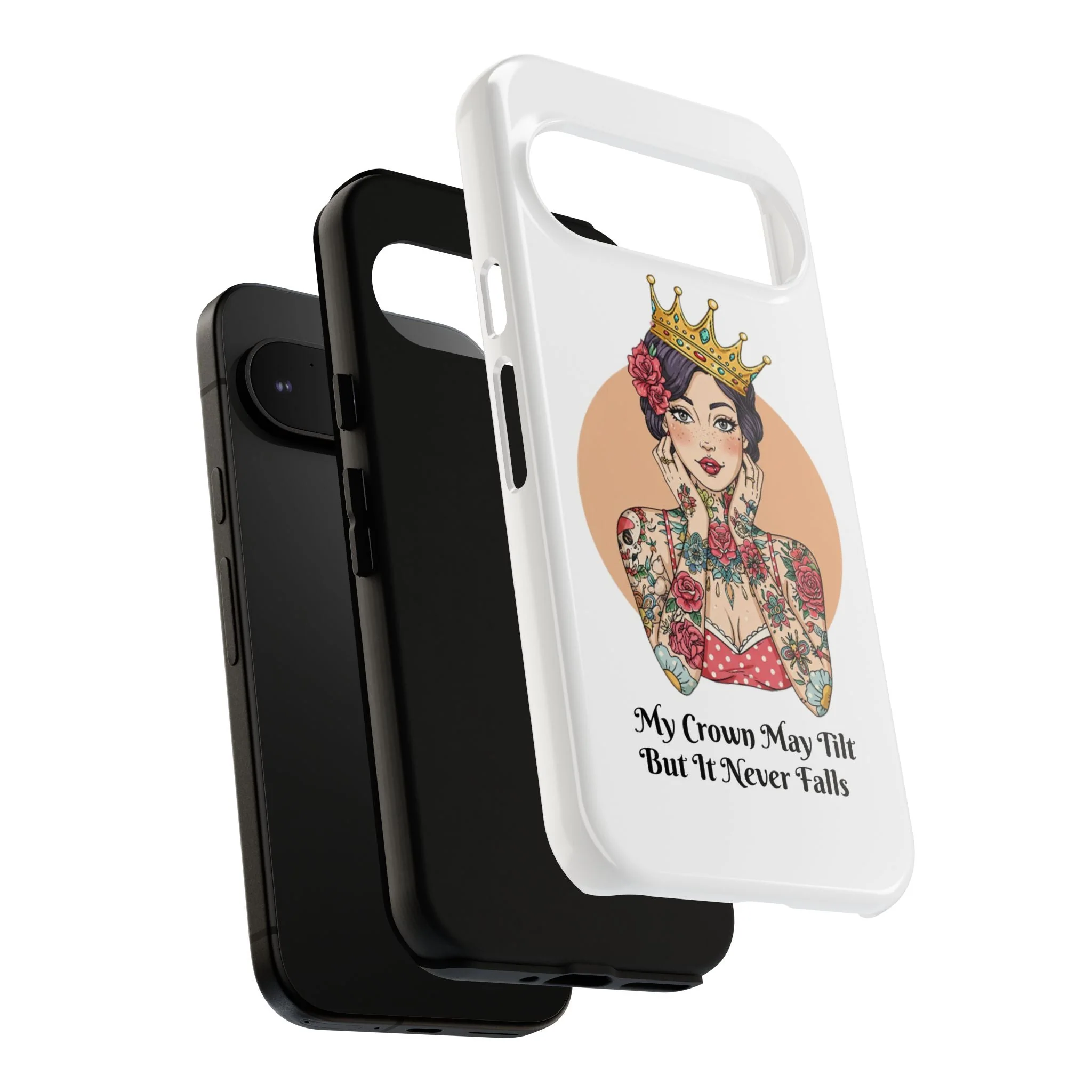 My Crown Never Falls Tattooed Girl Tough Phone Case - Image 106