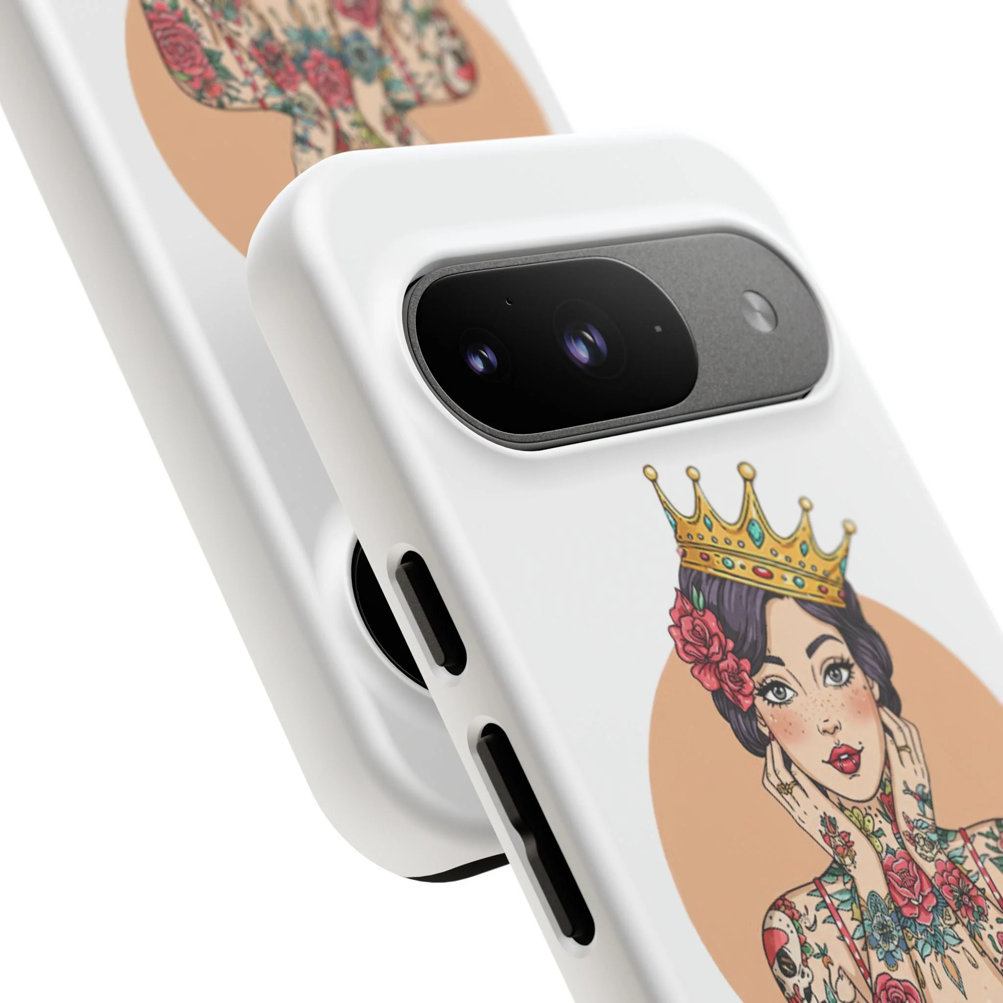 My Crown Never Falls Tattooed Girl Tough Phone Case - Image 107
