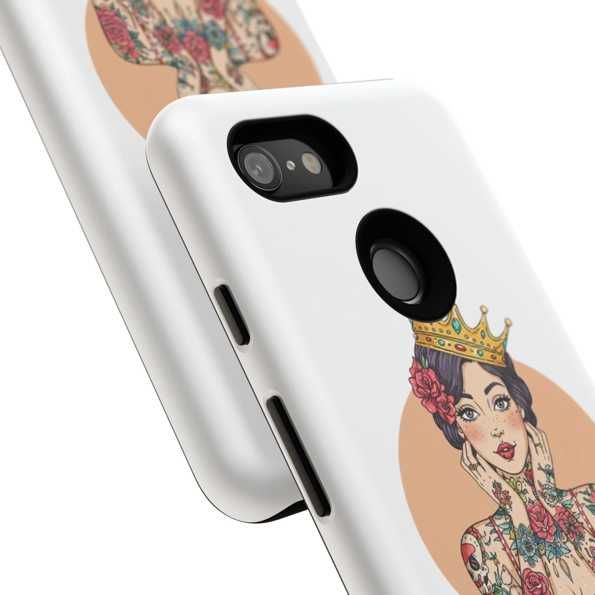 My Crown Never Falls Tattooed Girl Tough Phone Case - Image 111