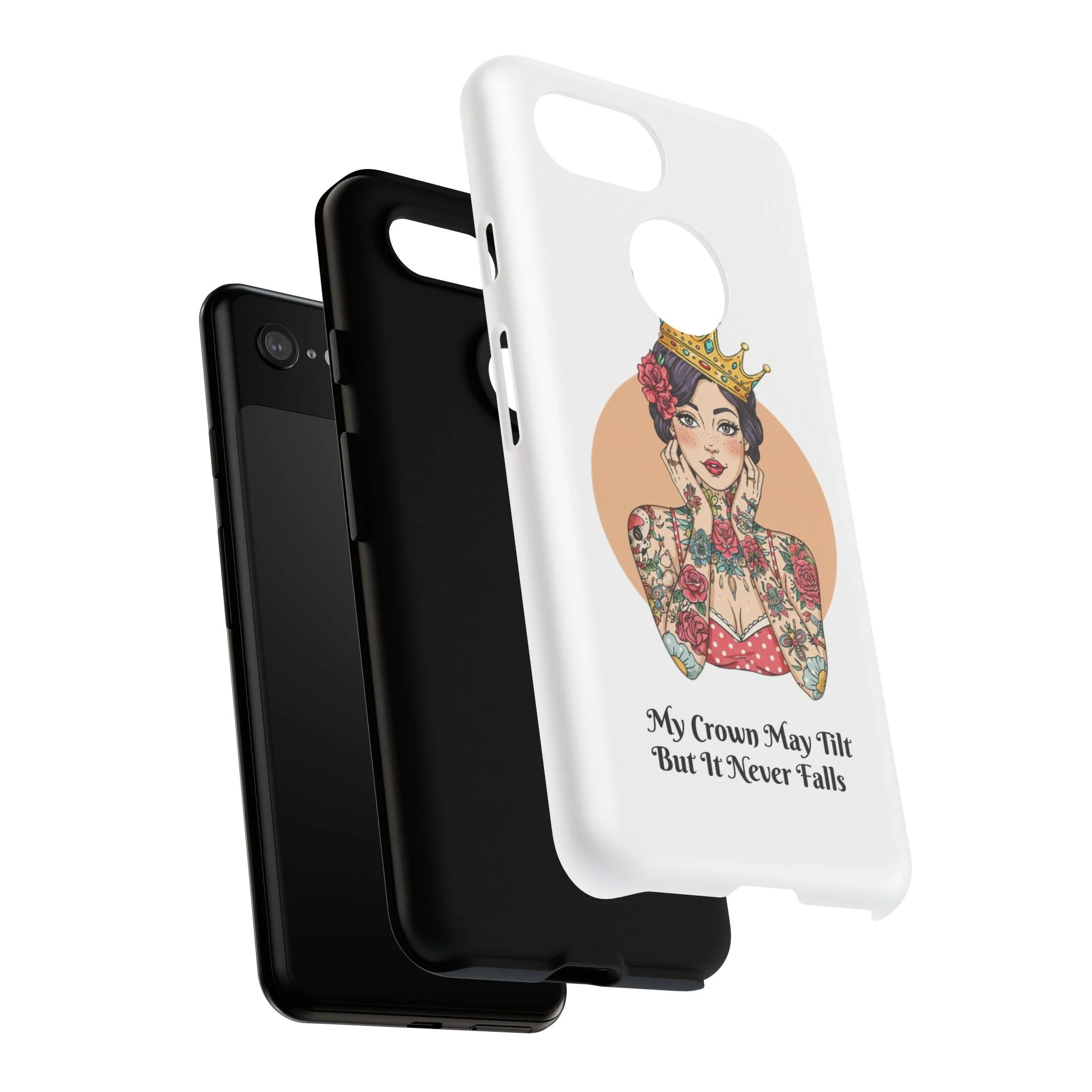 My Crown Never Falls Tattooed Girl Tough Phone Case - Image 112