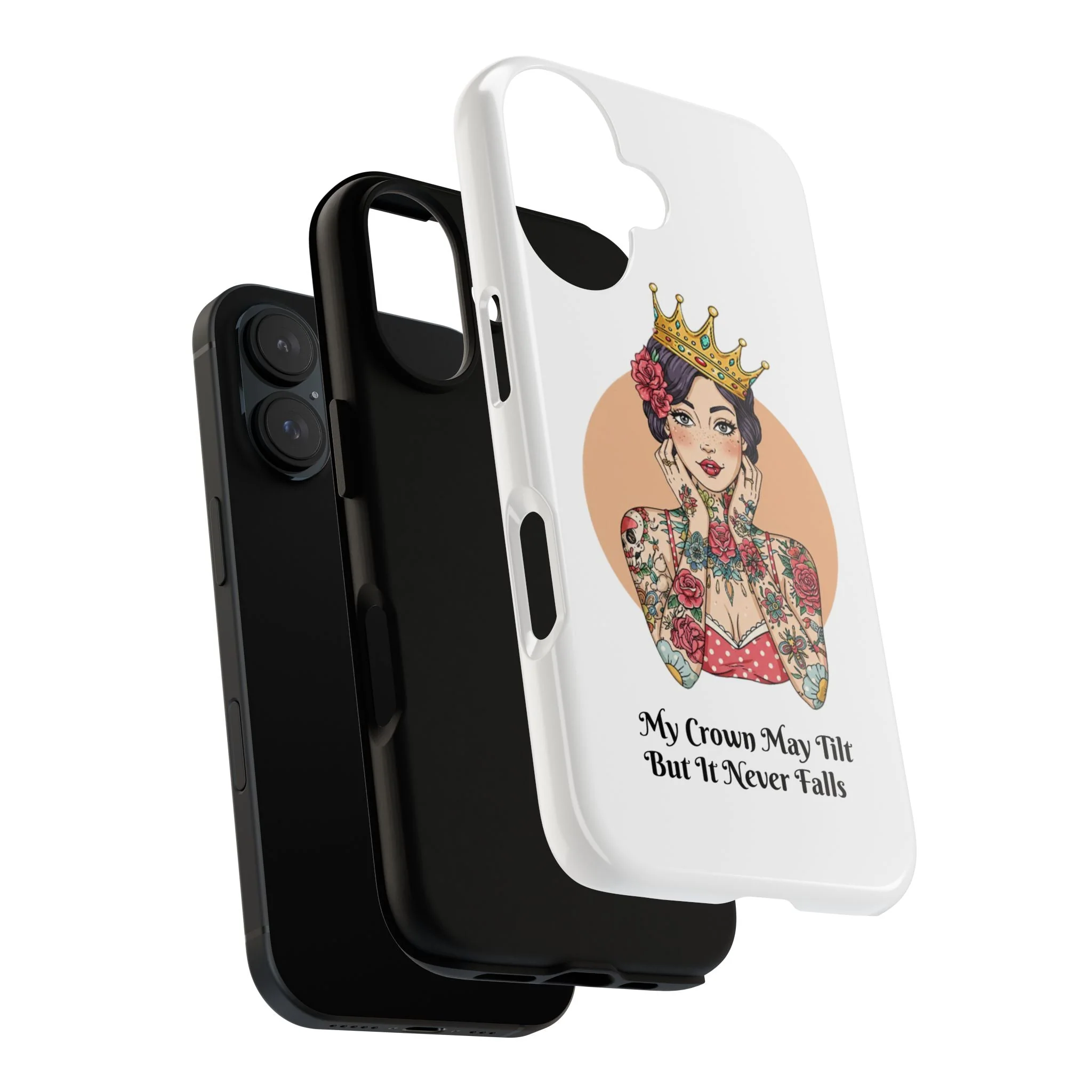 My Crown Never Falls Tattooed Girl Tough Phone Case - Image 52