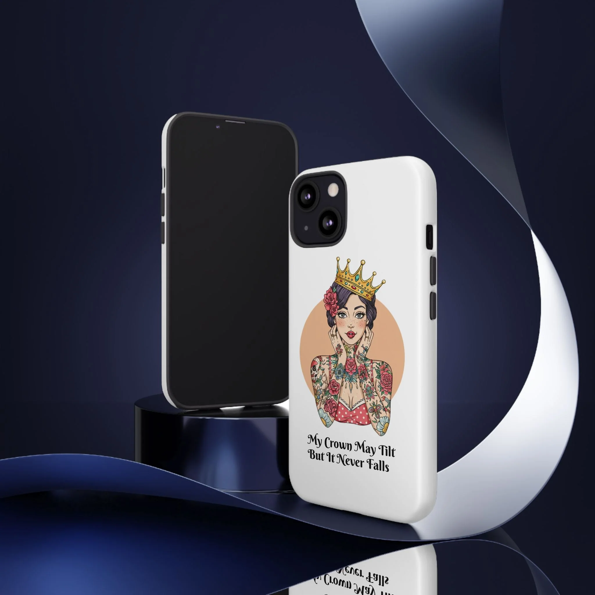 My Crown Never Falls Tattooed Girl Tough Phone Case - Image 58