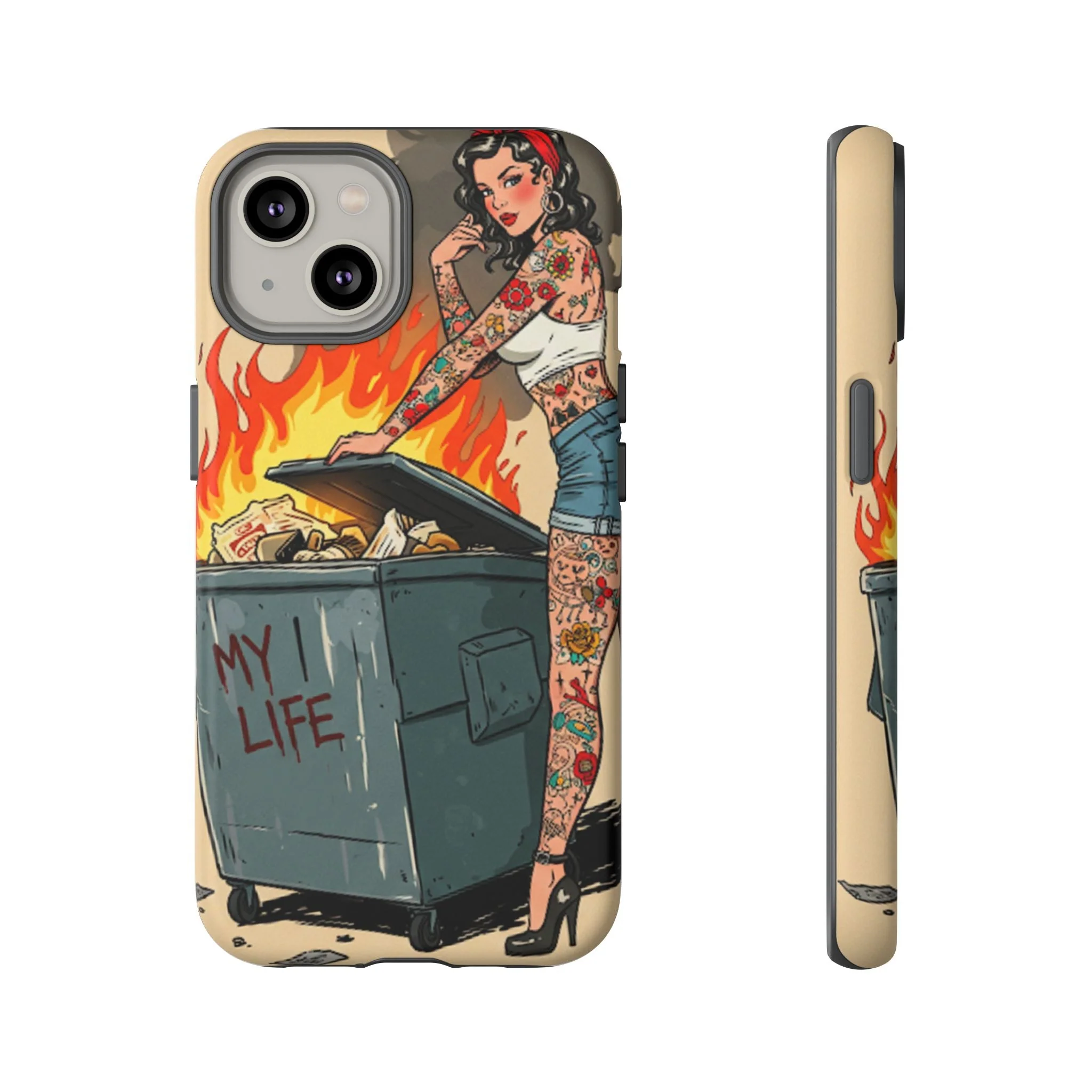 My Life is a Dumpster Fire Tough Phone Case - Image 22