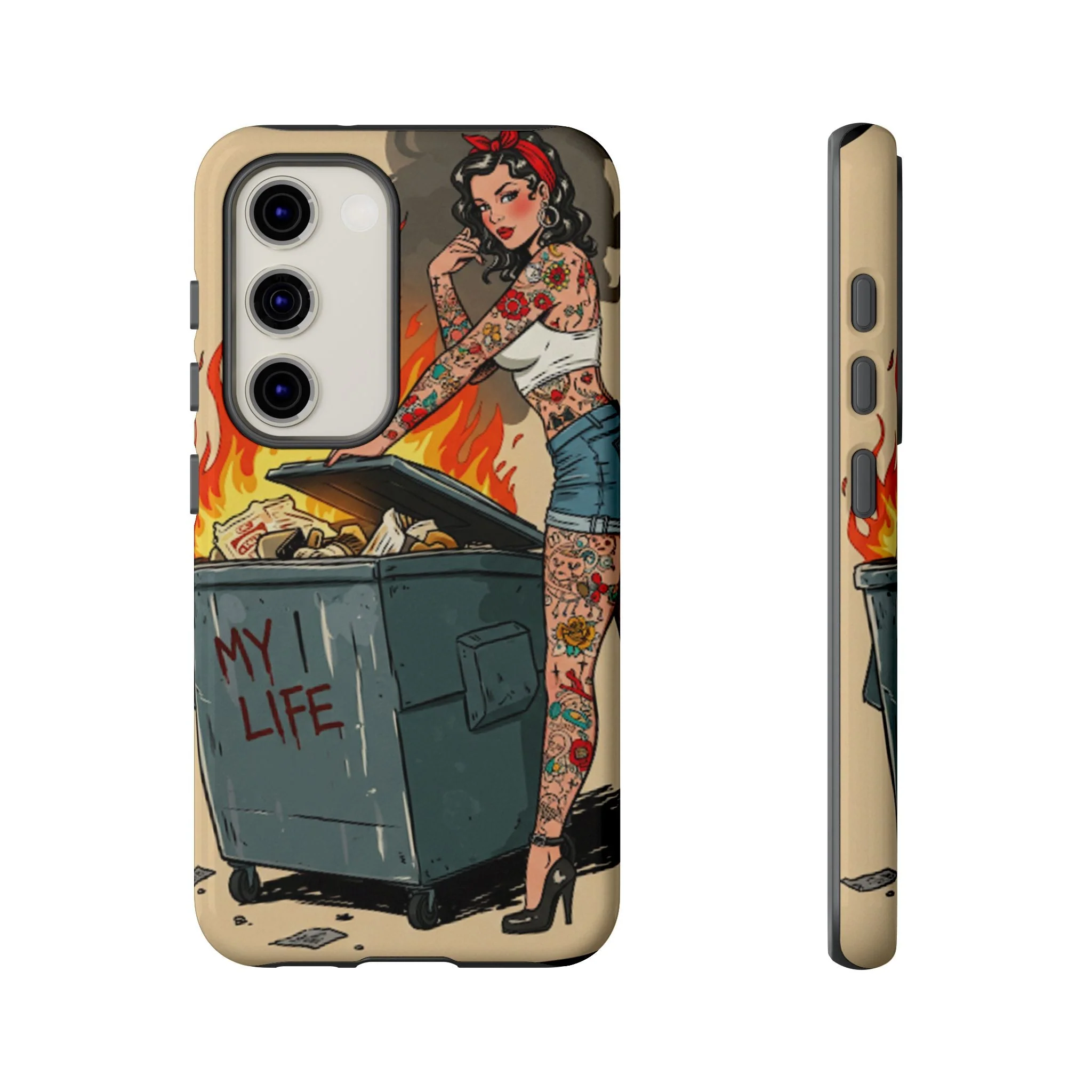 My Life is a Dumpster Fire Tough Phone Case - Image 23