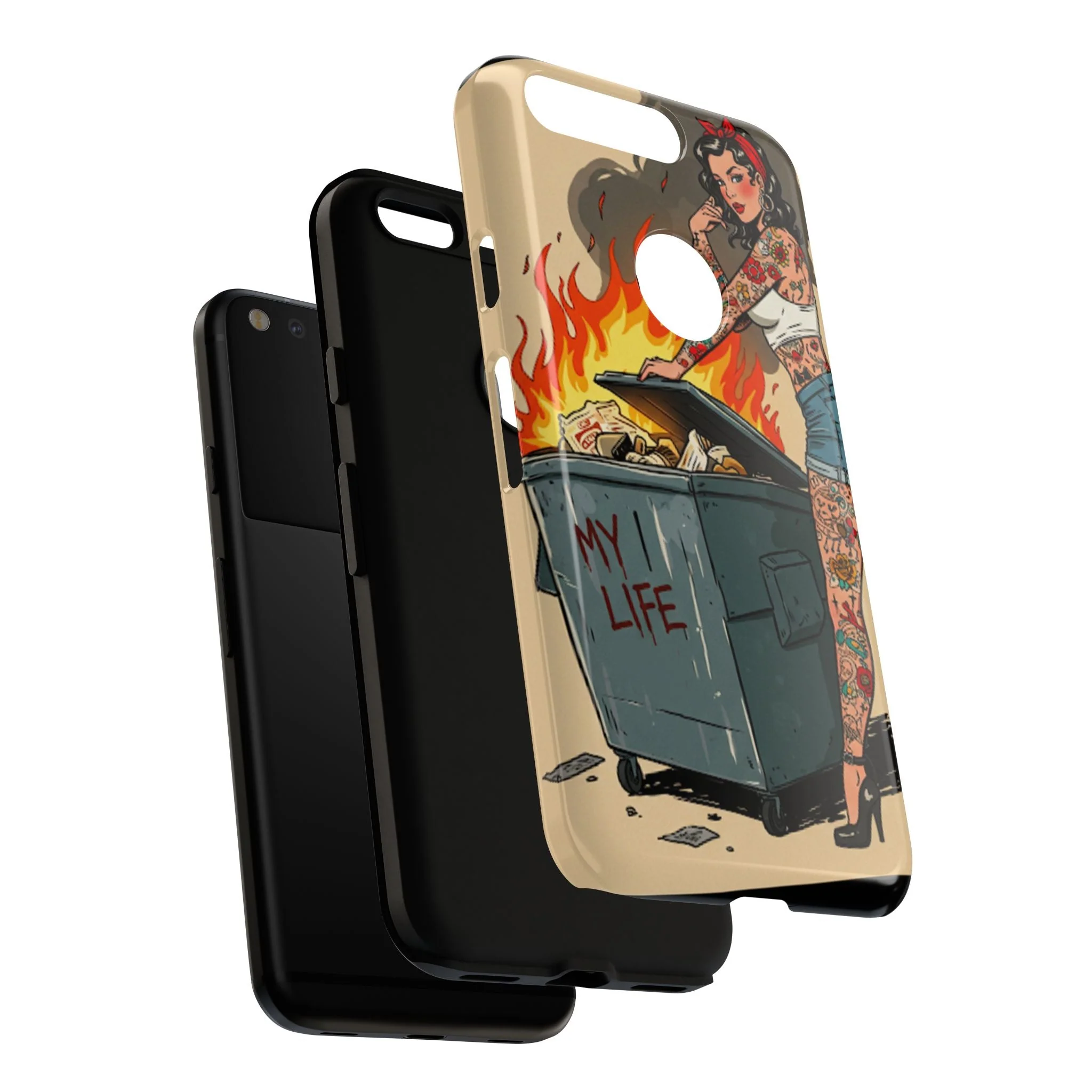 My Life is a Dumpster Fire Tough Phone Case - Image 94