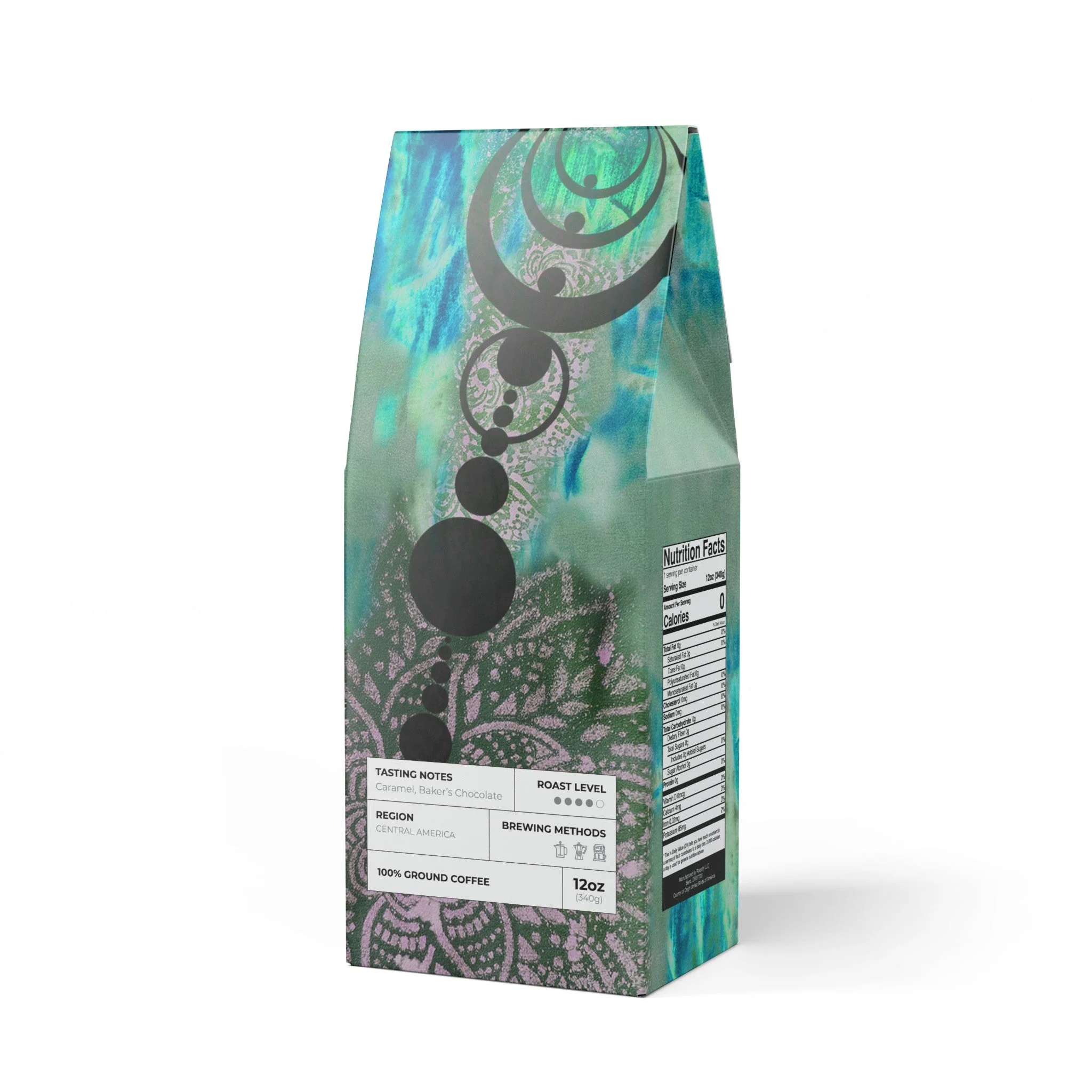 Nazca Lines Art Colombian Coffee Blend Medium-Dark Roast - Image 2