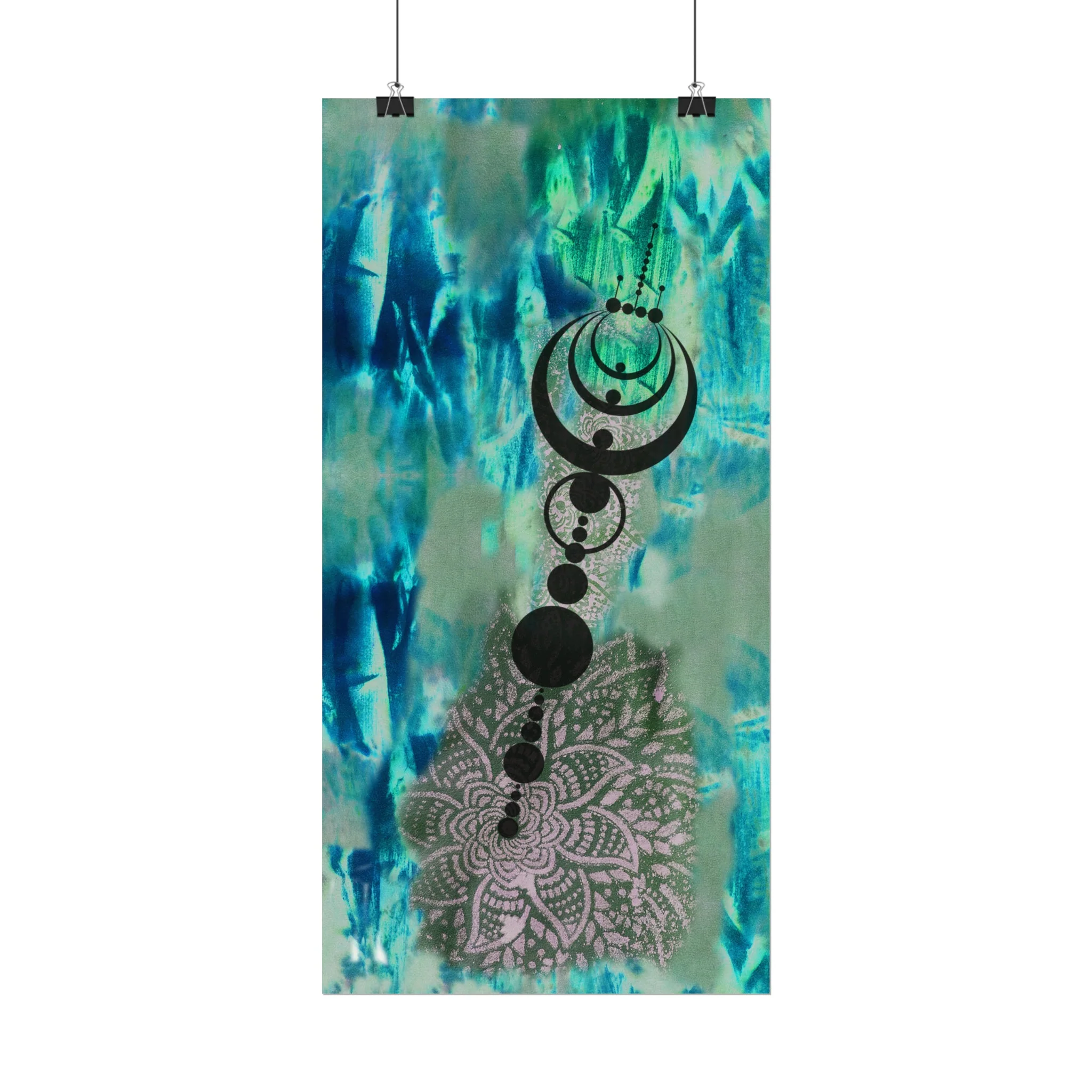 Nazca Lines & Crop Circles Watercolor Matte Posters - Image 19