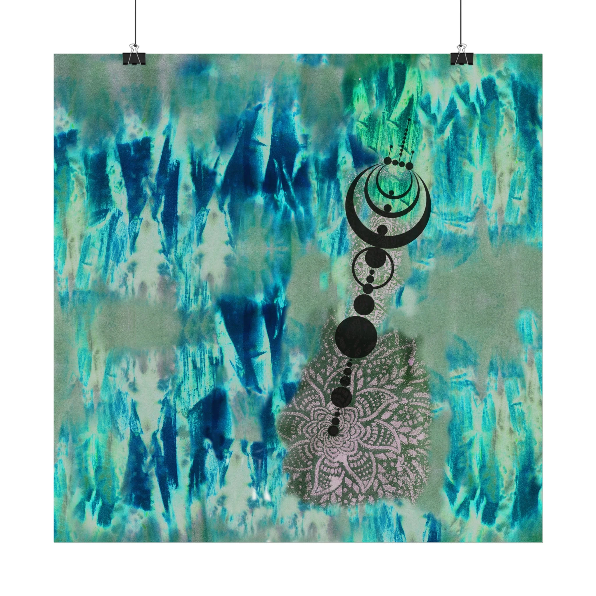 Nazca Lines & Crop Circles Watercolor Matte Posters - Image 35