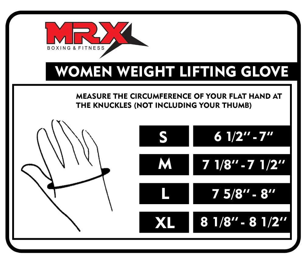 New MRX Women Weight Lifting Gloves GYM Workout Star Series All Sizes - Image 5