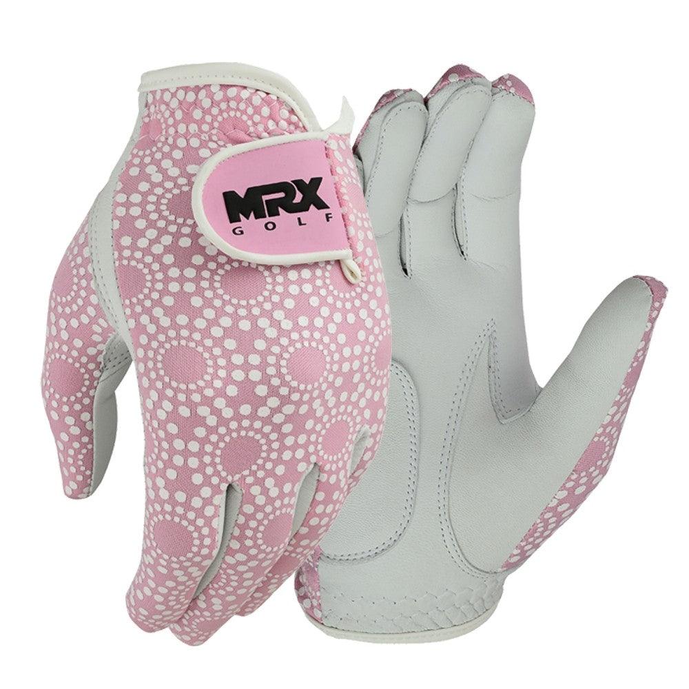 New Women Golf Gloves Cabretta Leather Pink - Image 8