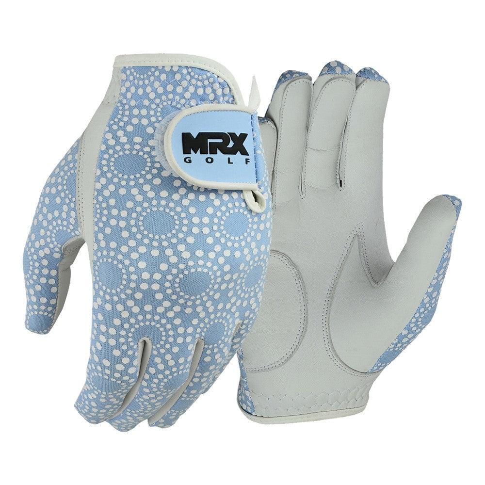 New Women's Golf Gloves Left Hand Cabretta Leather Sky Blue - Image 10