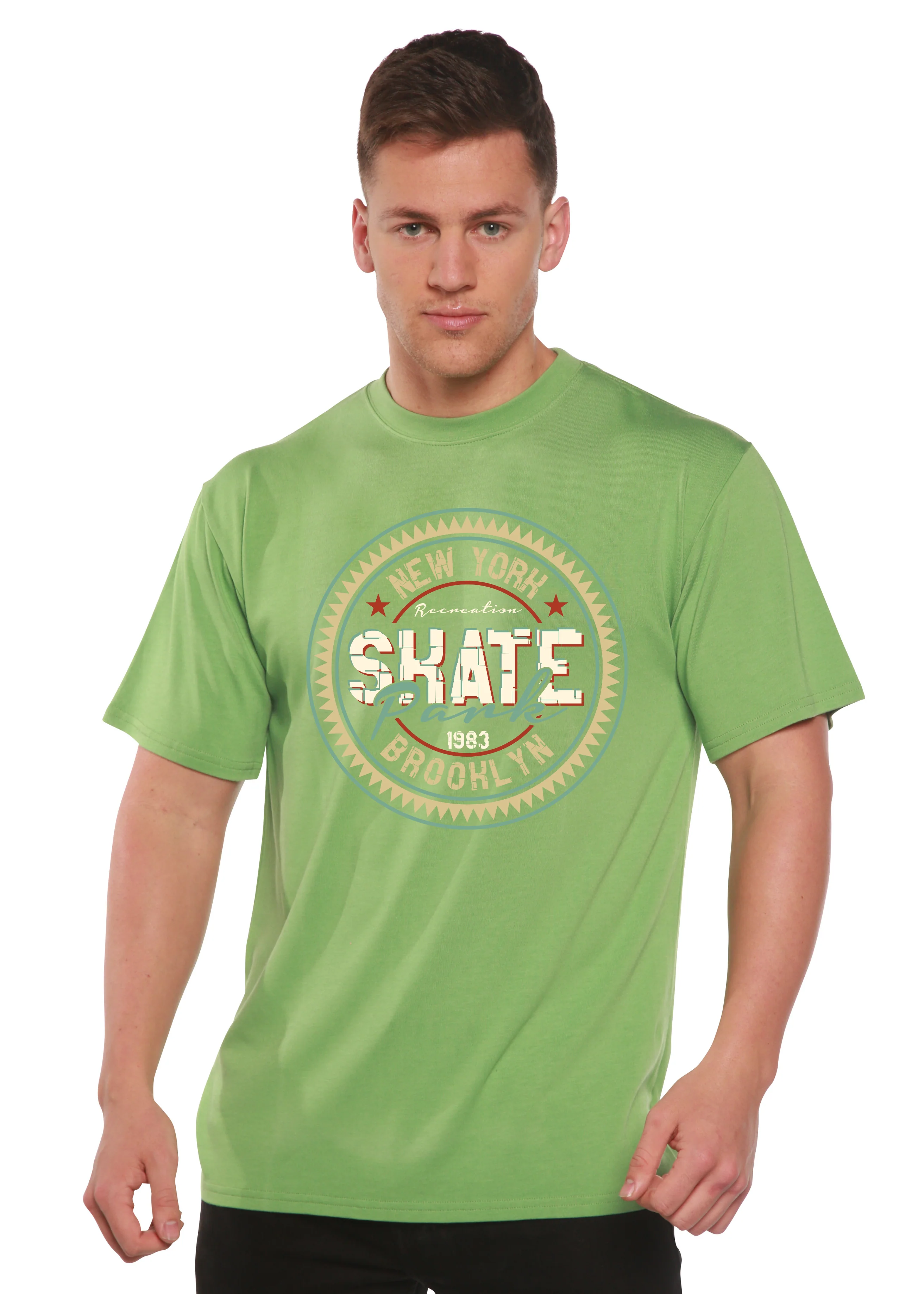 New York Skate Pank Men's Bamboo Viscose/Organic Cotton Short Sleeve Graphic T-Shirt - Image 4