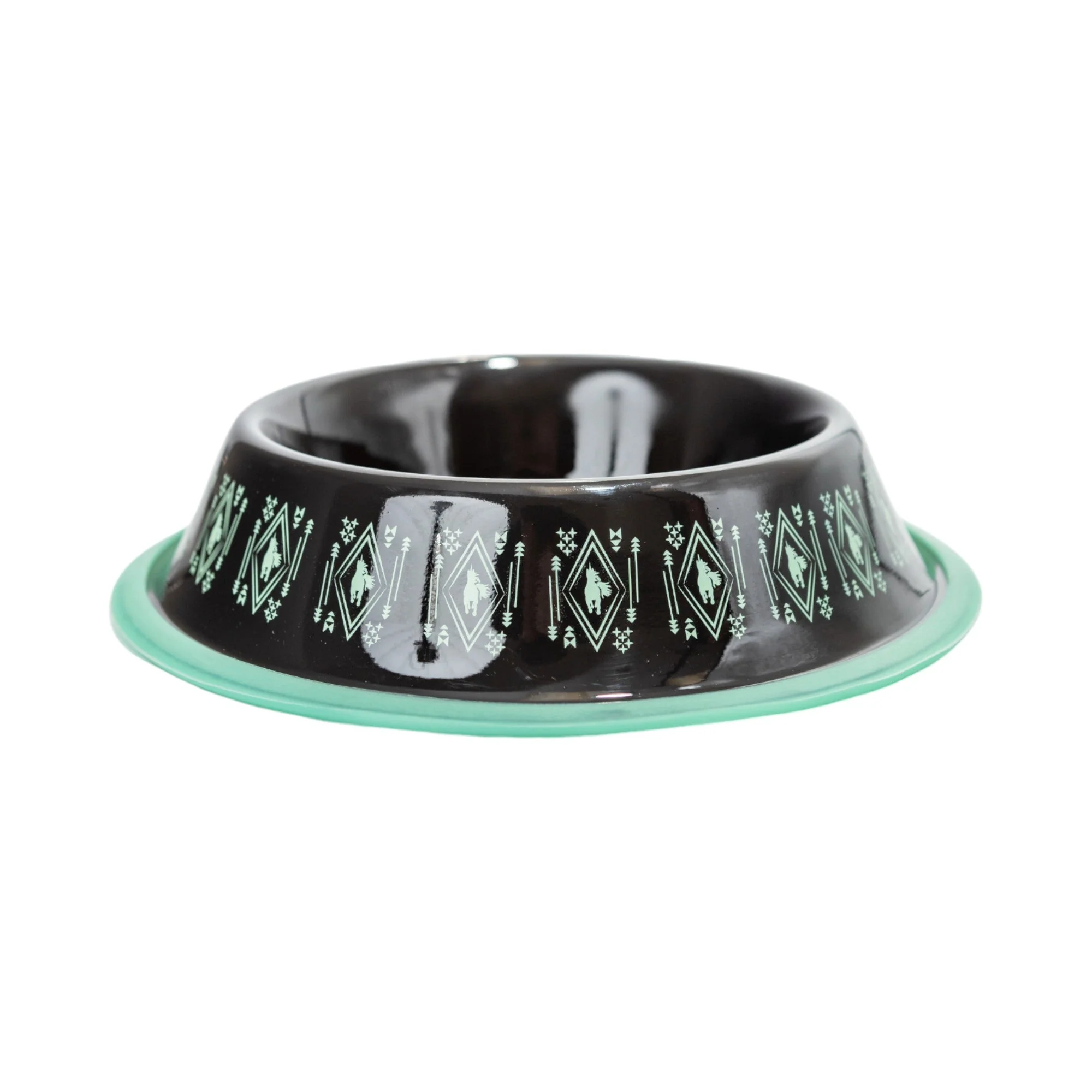 Non-Skid Boho Stainless Steel Dog Bowl – with Whimsical Unicorn Design, Silicone Base for Medium Dogs – 24oz - Image 6
