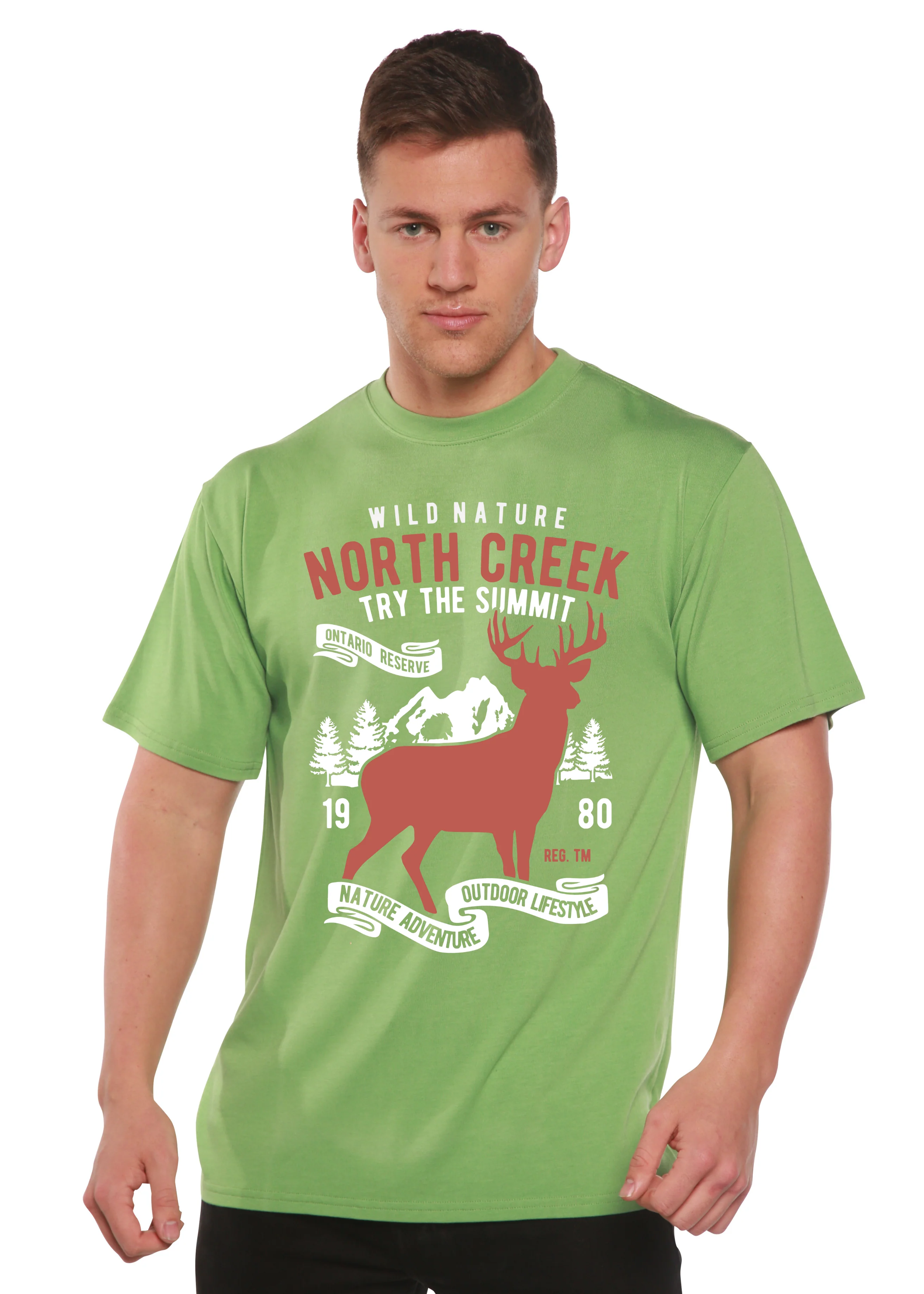 North Creek Spun Bamboo® Men's Bamboo Viscose/Organic Cotton Short Sleeve Graphic T-Shirt - Image 4