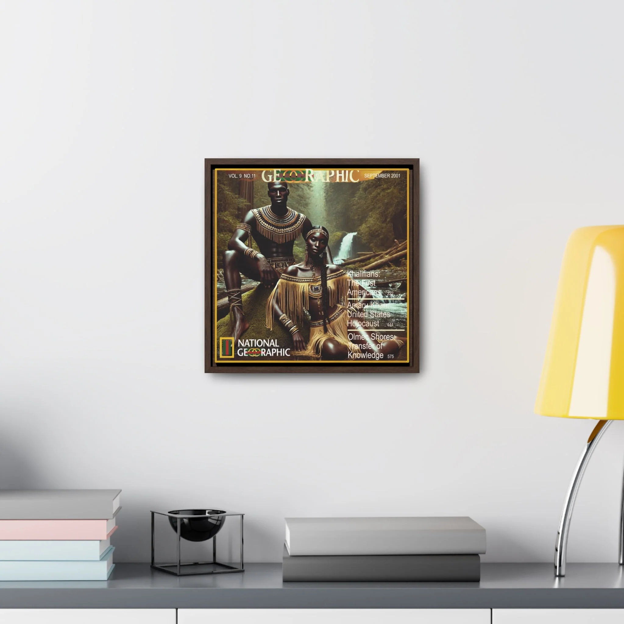 Nottoway Amaru Khan Aborigine Gallery Canvas Wraps, Square Frame - Image 24