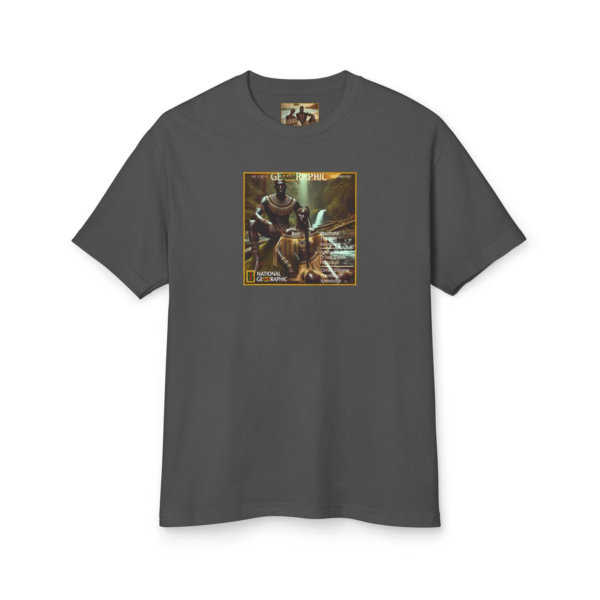 Nottoway Amaru Khan Aborigine Unisex Garment-Dyed Heavyweight Cotton Tee - Image 7