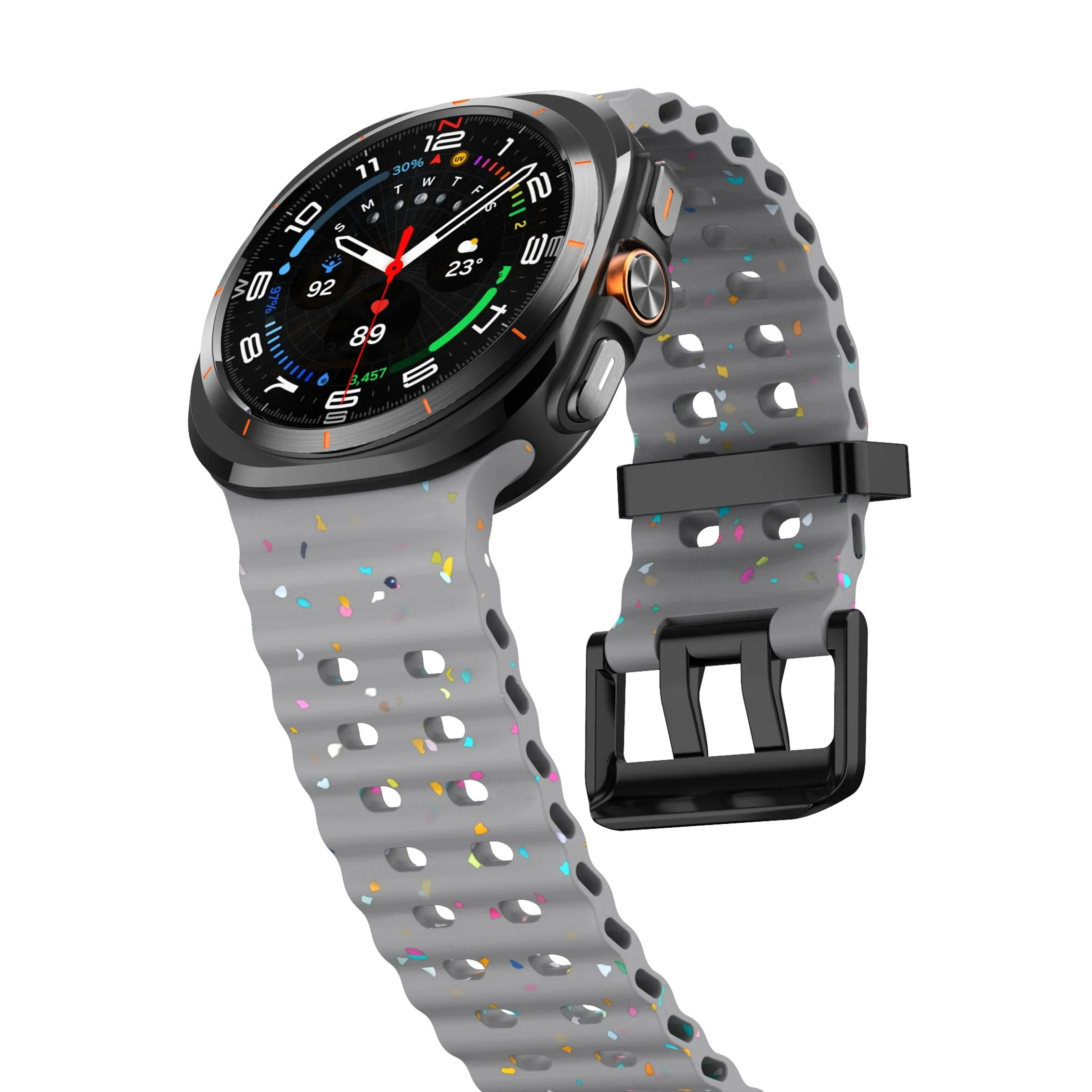 Ocean Silicone Samsung Galaxy Ultra Watch Band 47MM - Image 16