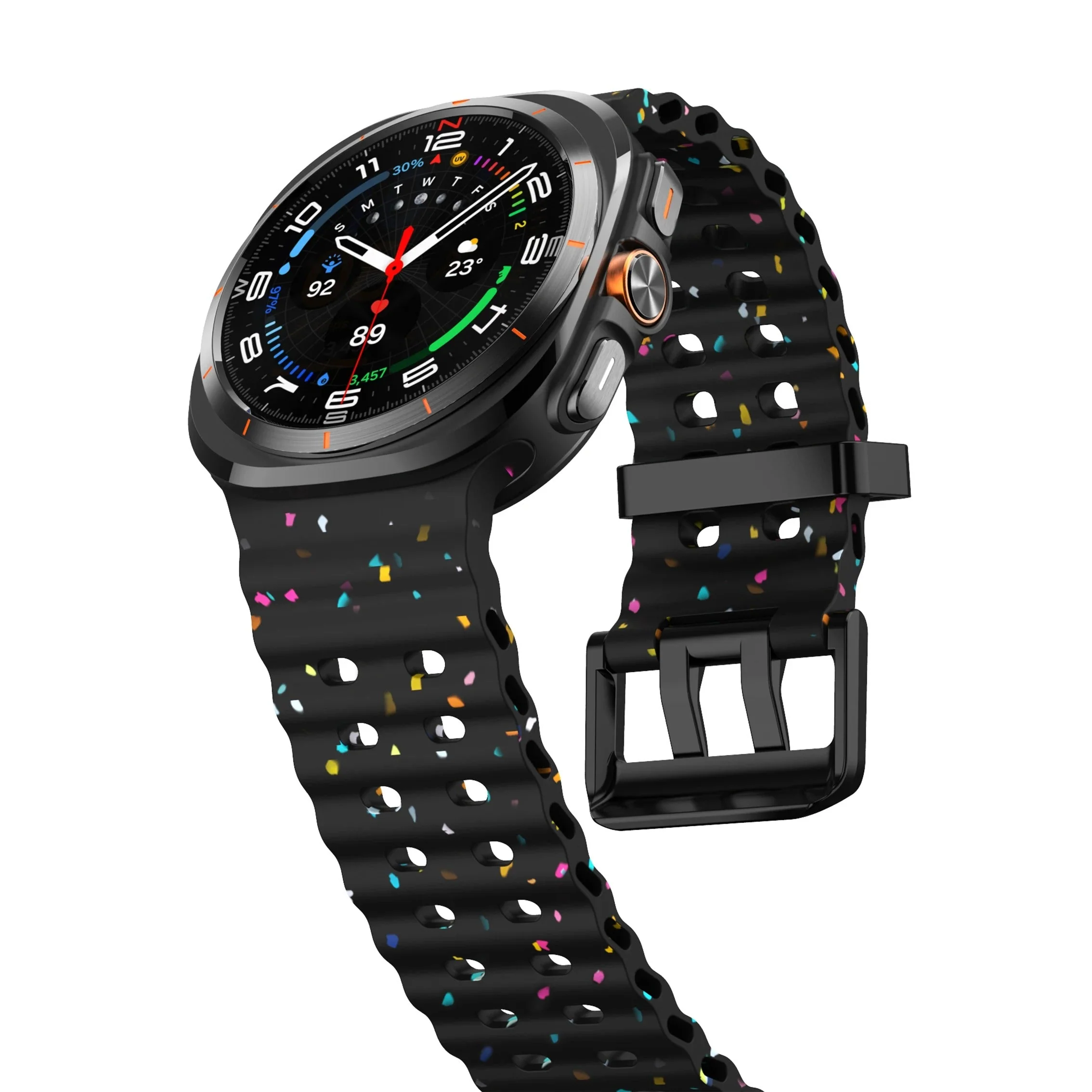 Ocean Silicone Samsung Galaxy Ultra Watch Band 47MM - Image 5