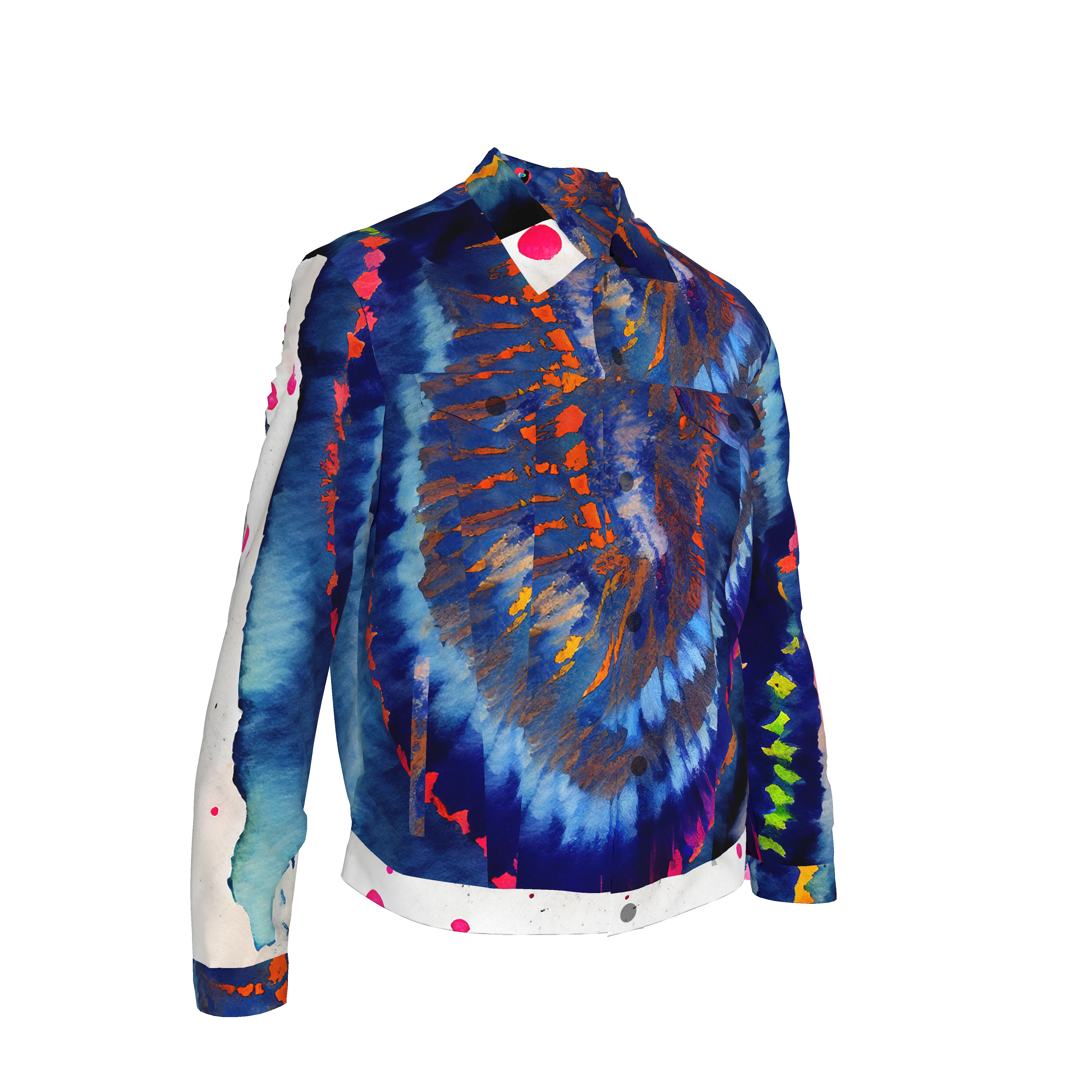 Oracle Rising Shibori Men's Jean Jacket - Image 9