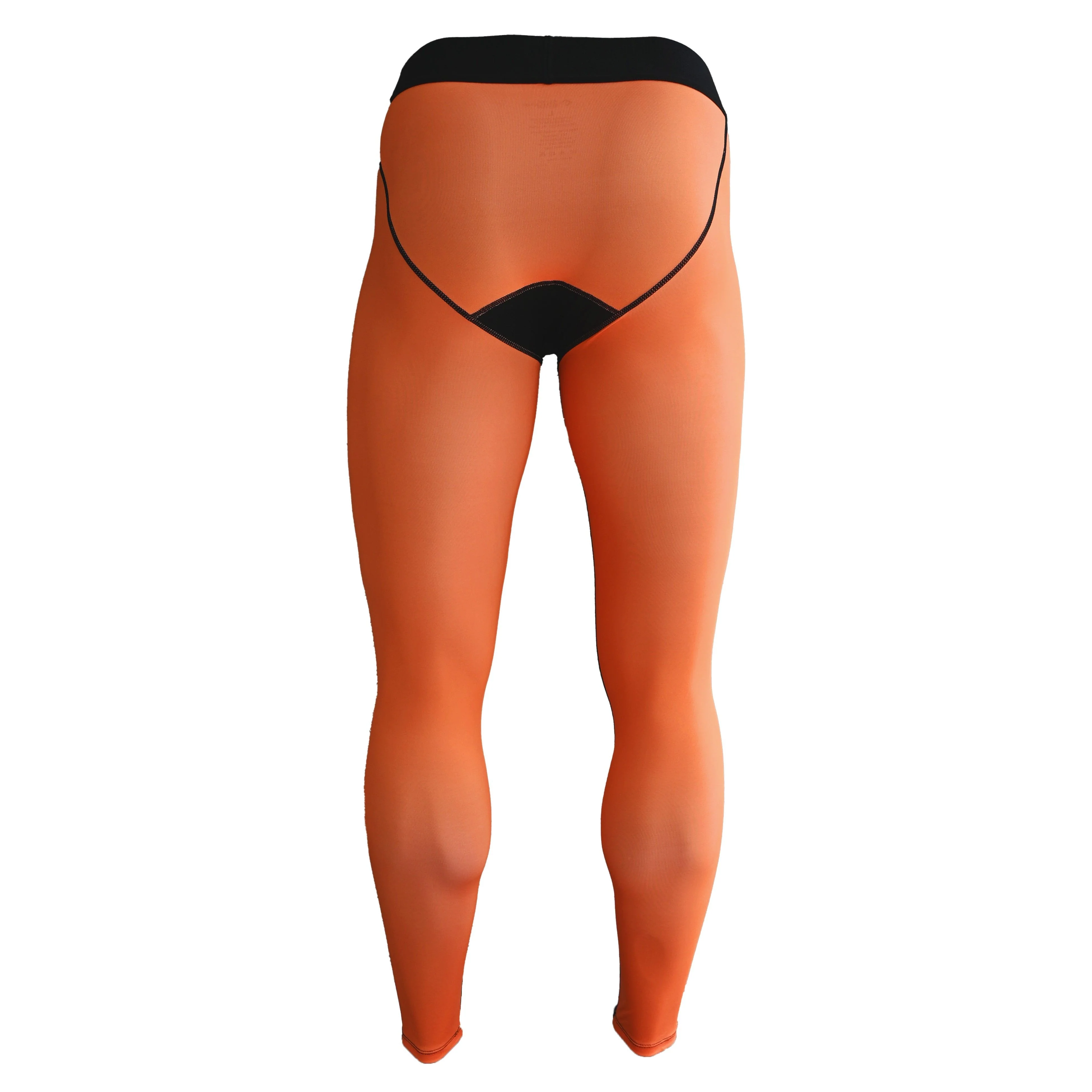 Orange Compression Tights - Image 2