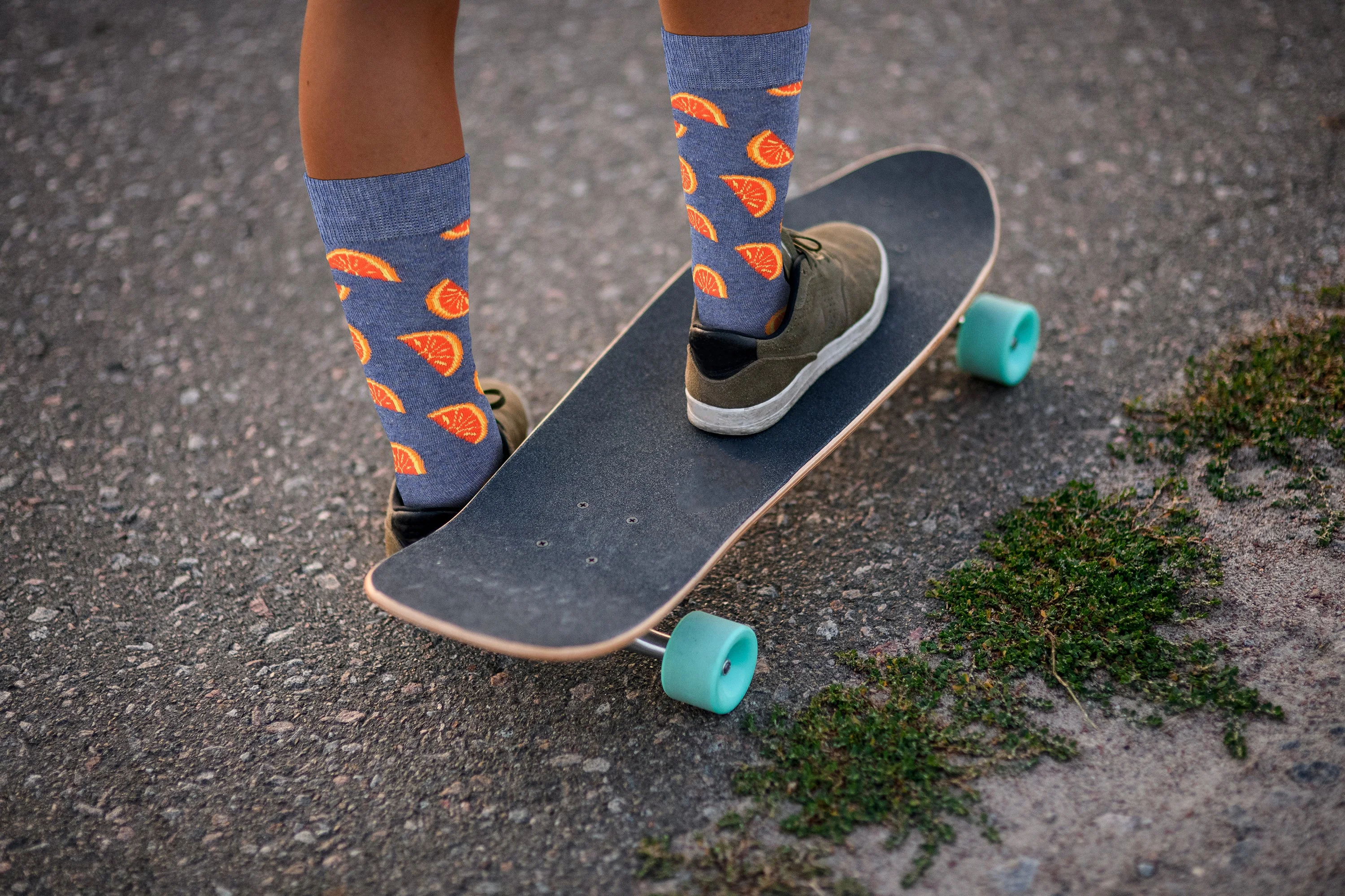Orange Socks - Comfy Cotton for Men & Women - Image 2