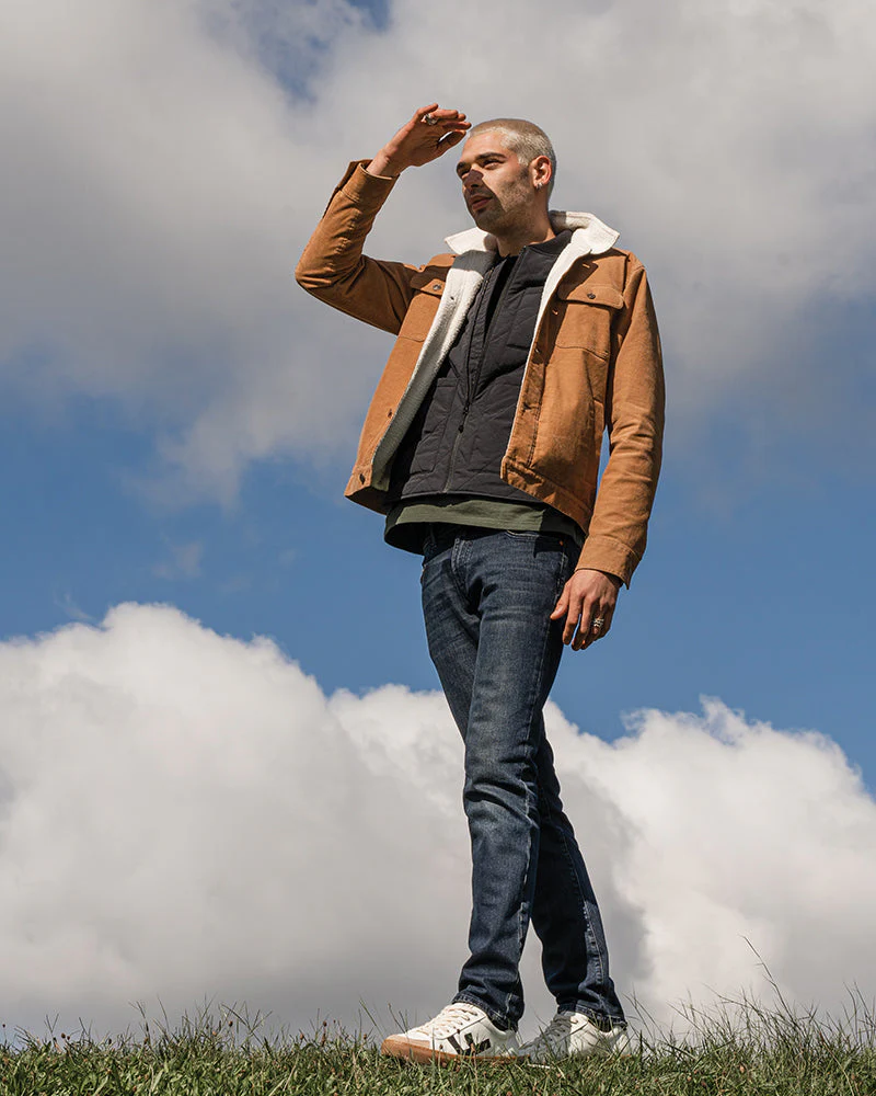 Organic Corduroy Aviator Jacket - Image 6