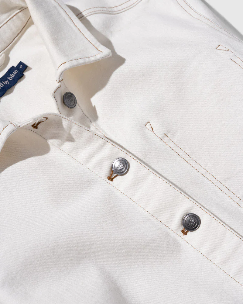 Organic Denim Painter's Jacket - Image 7