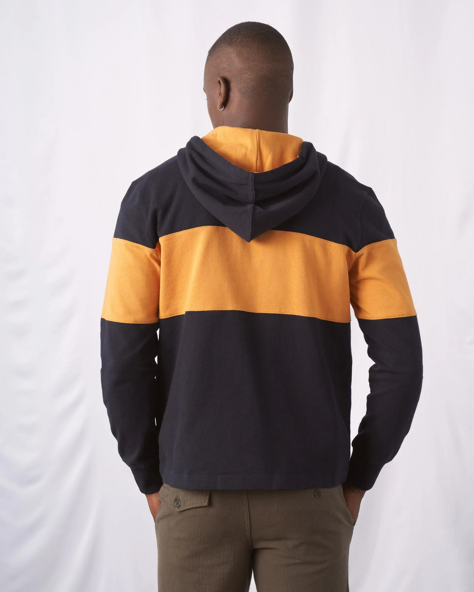 Organic Hooded Rugby Shirt - Image 6
