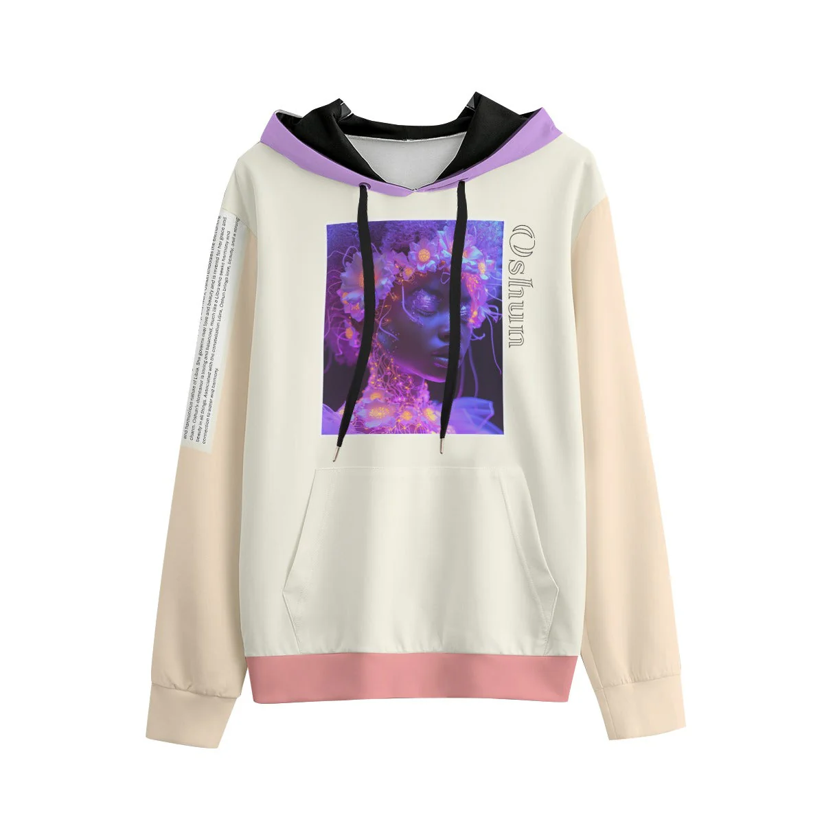 Oshun Aziza & Fae Cotton Unisex Pullover Hoodie - Image 3