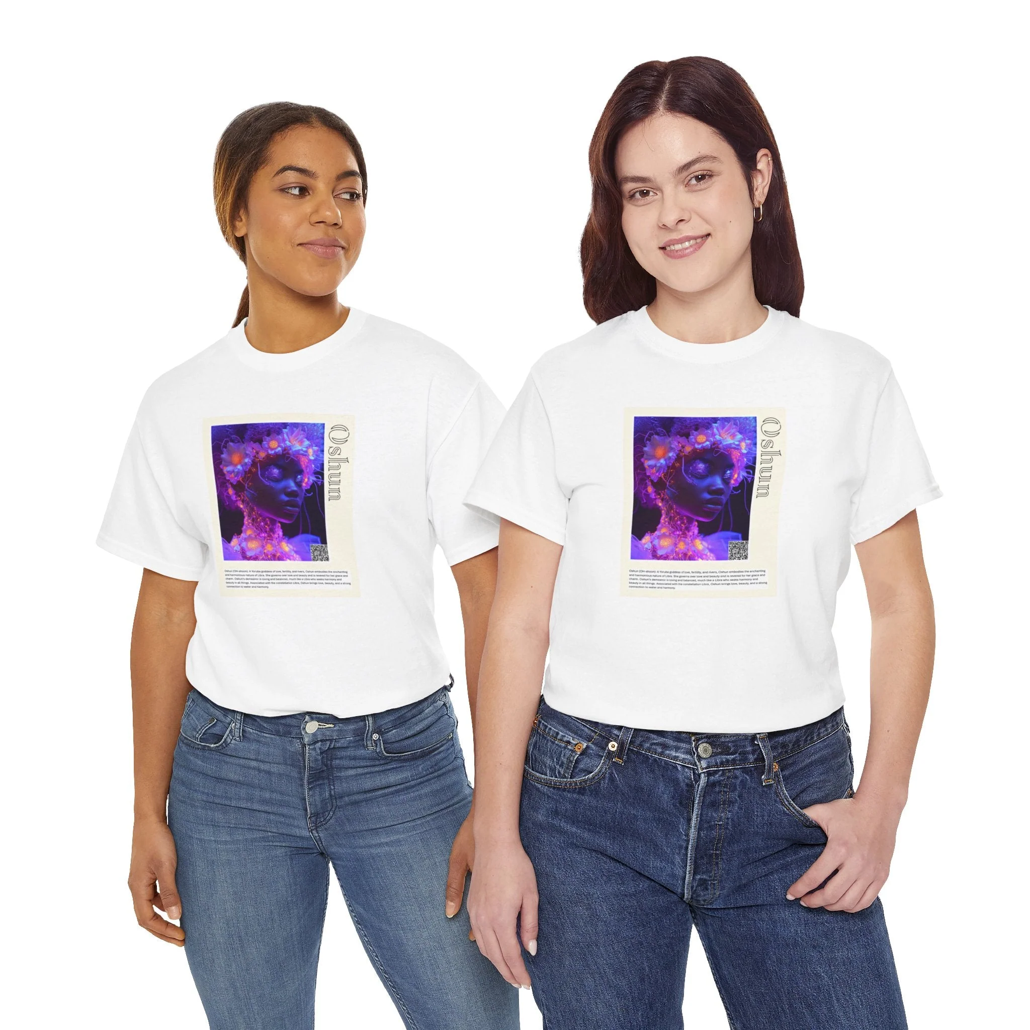 Oshun Aziza & Fae Unisex Heavy Cotton Tee - Image 10