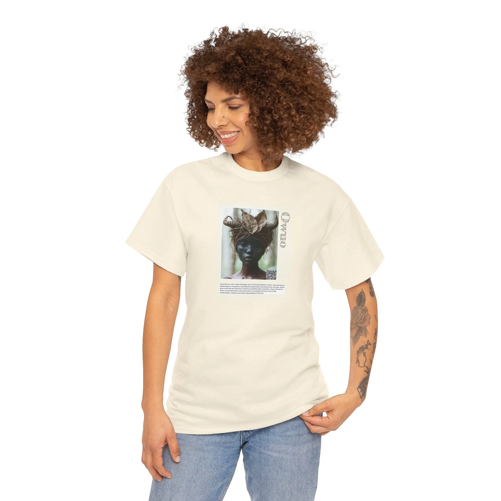 Owuo Aziza & Fae Unisex Heavy Cotton Tee - Image 42