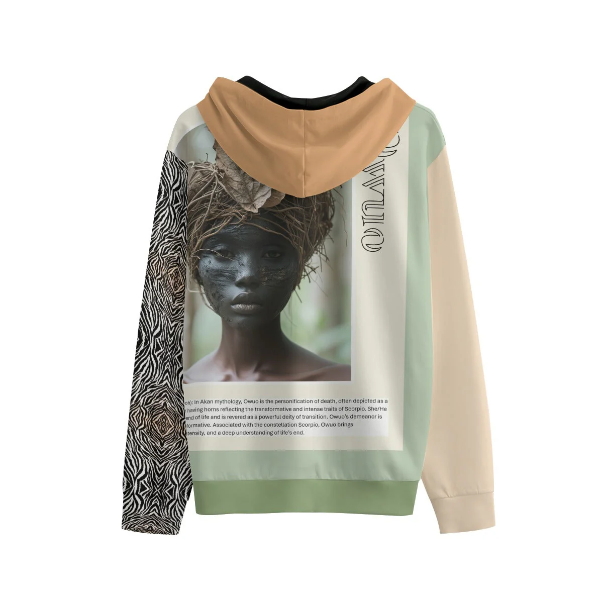 Owuo Aziza & Fae Unisex Pullover Hoodie Cotton - Image 3