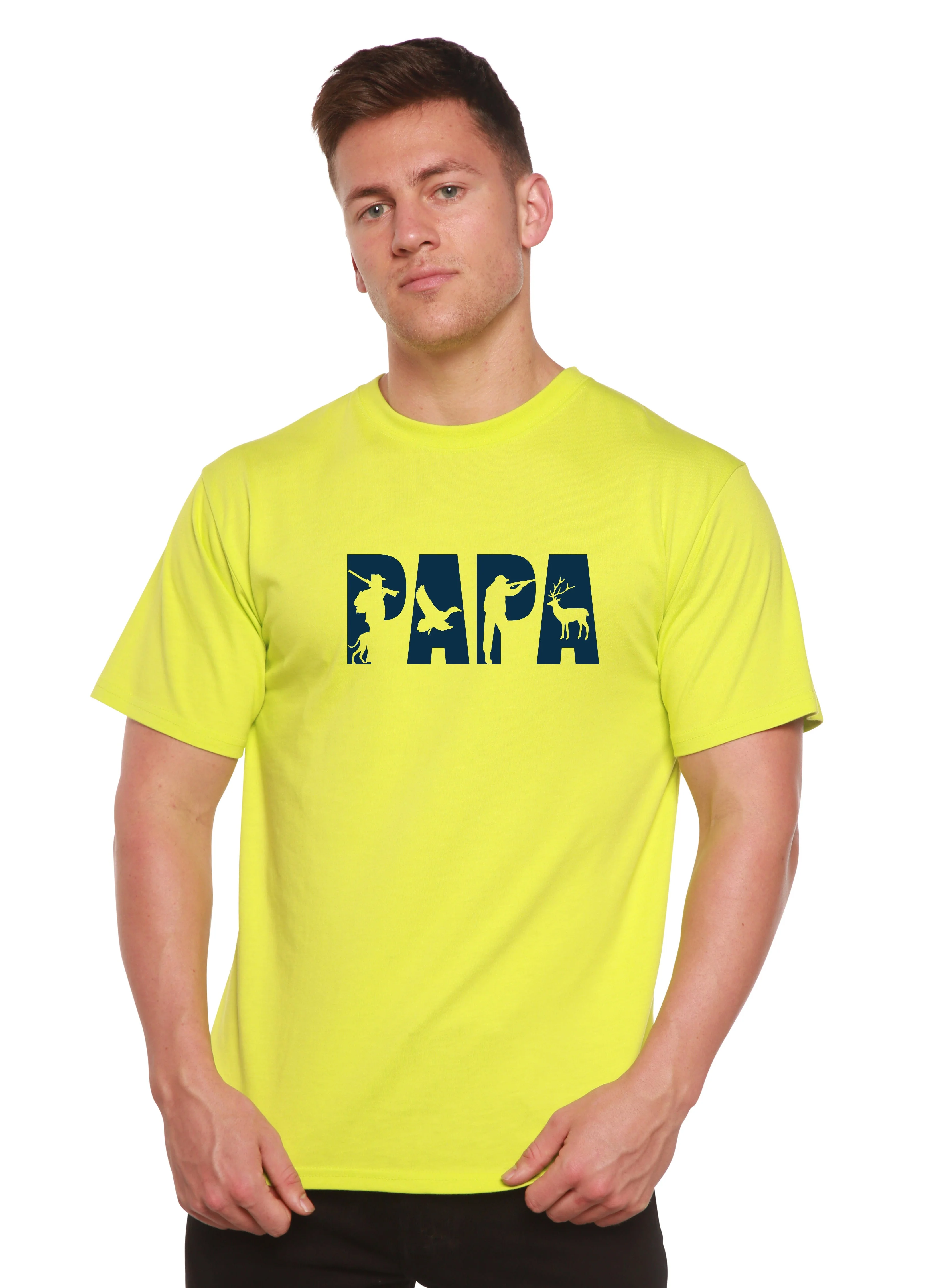 PAPA Men's Bamboo Viscose/Organic Cotton Short Sleeve Graphic T-Shirt - Image 5