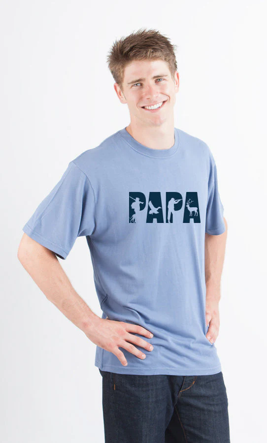 PAPA Men's Bamboo Viscose/Organic Cotton Short Sleeve Graphic T-Shirt - Image 9