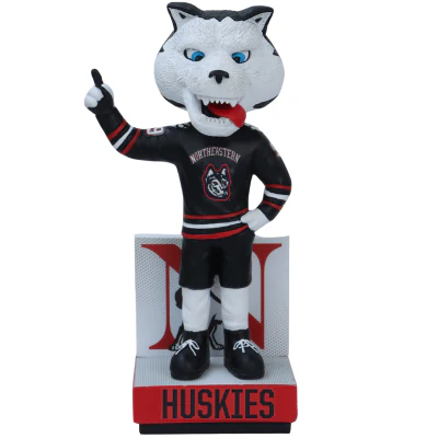 Paws Northeastern Huskies Mascot Bobblehead (Presale) - Image 2
