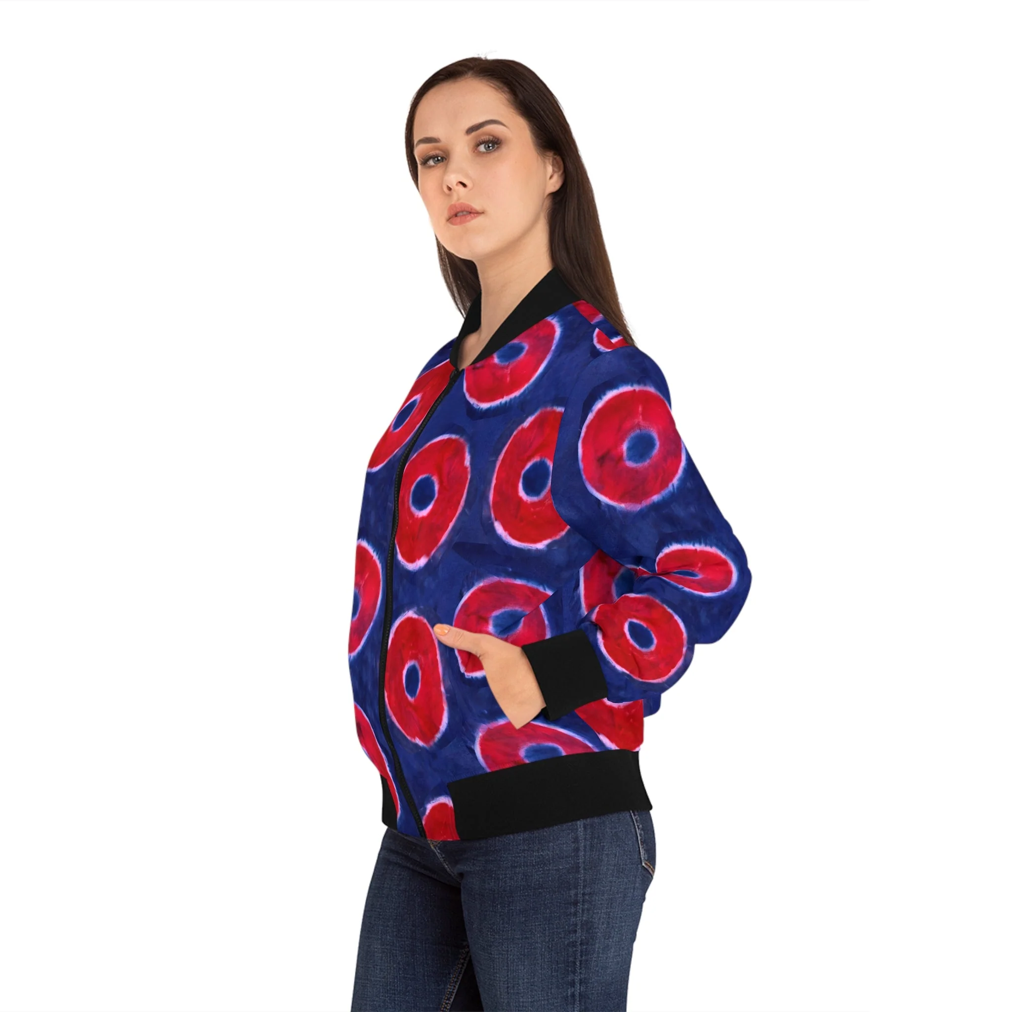 Phish Donut Bomber Women's Jacket - Image 3