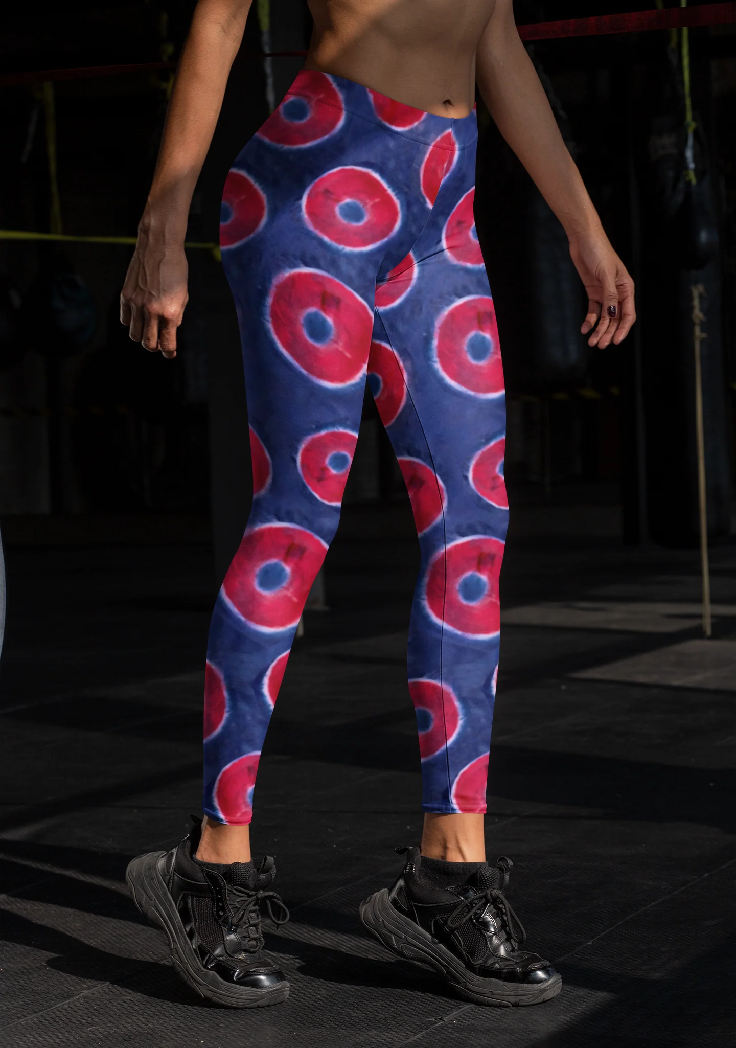 Phish Donuts Brushed Suede Leggings - Image 3