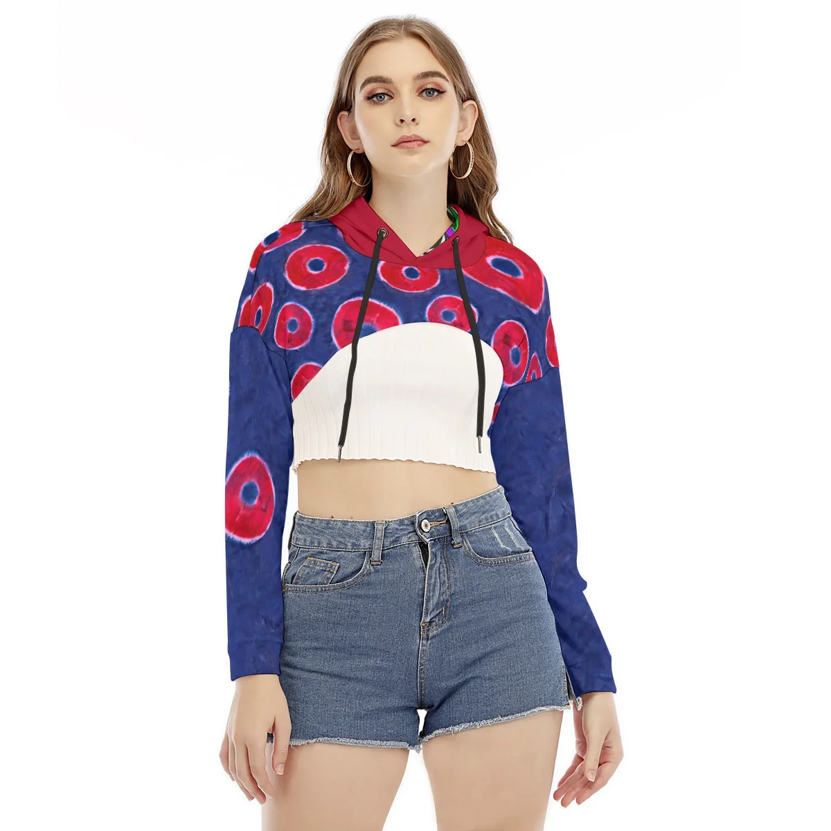 PHISH PHAN Women's Smock Short Hoodie - Image 6