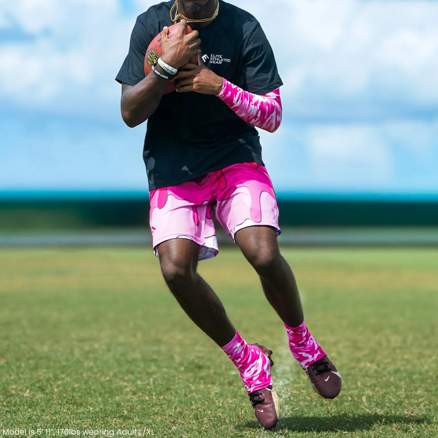 Pink Camo Breast Cancer Arm Sleeve - Image 2