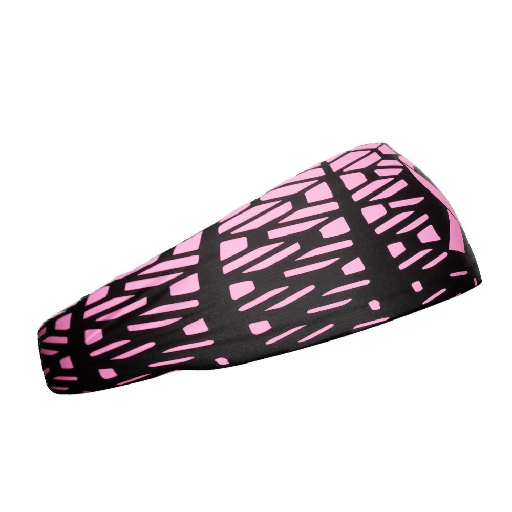 Pink Honeycomb Breast Cancer Headband - Image 2